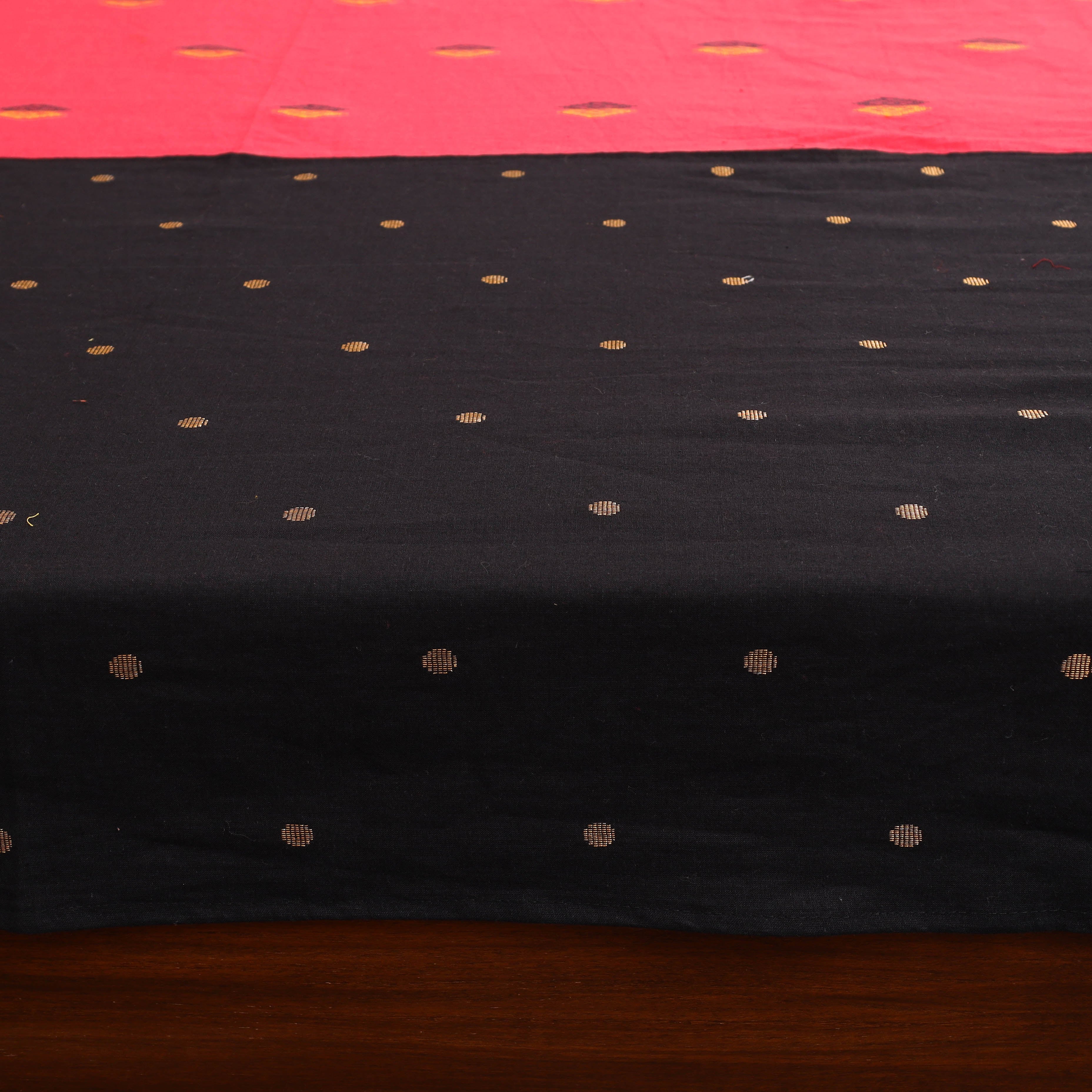 SOUTH KARGHA Black - Patchwork Cotton Double Jacquard Bedsheet Set 25 - view 5