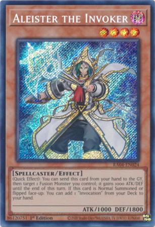 Yu-Gi-Oh! Aleister the Invoker - Alternate Art - RA04-EN024 - Secret Rare - 1st Edition