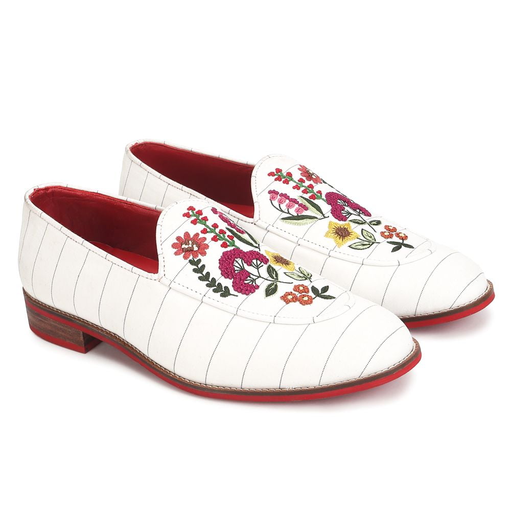 Banjaaran India Blanc White Slip_on for Men (discontinued)