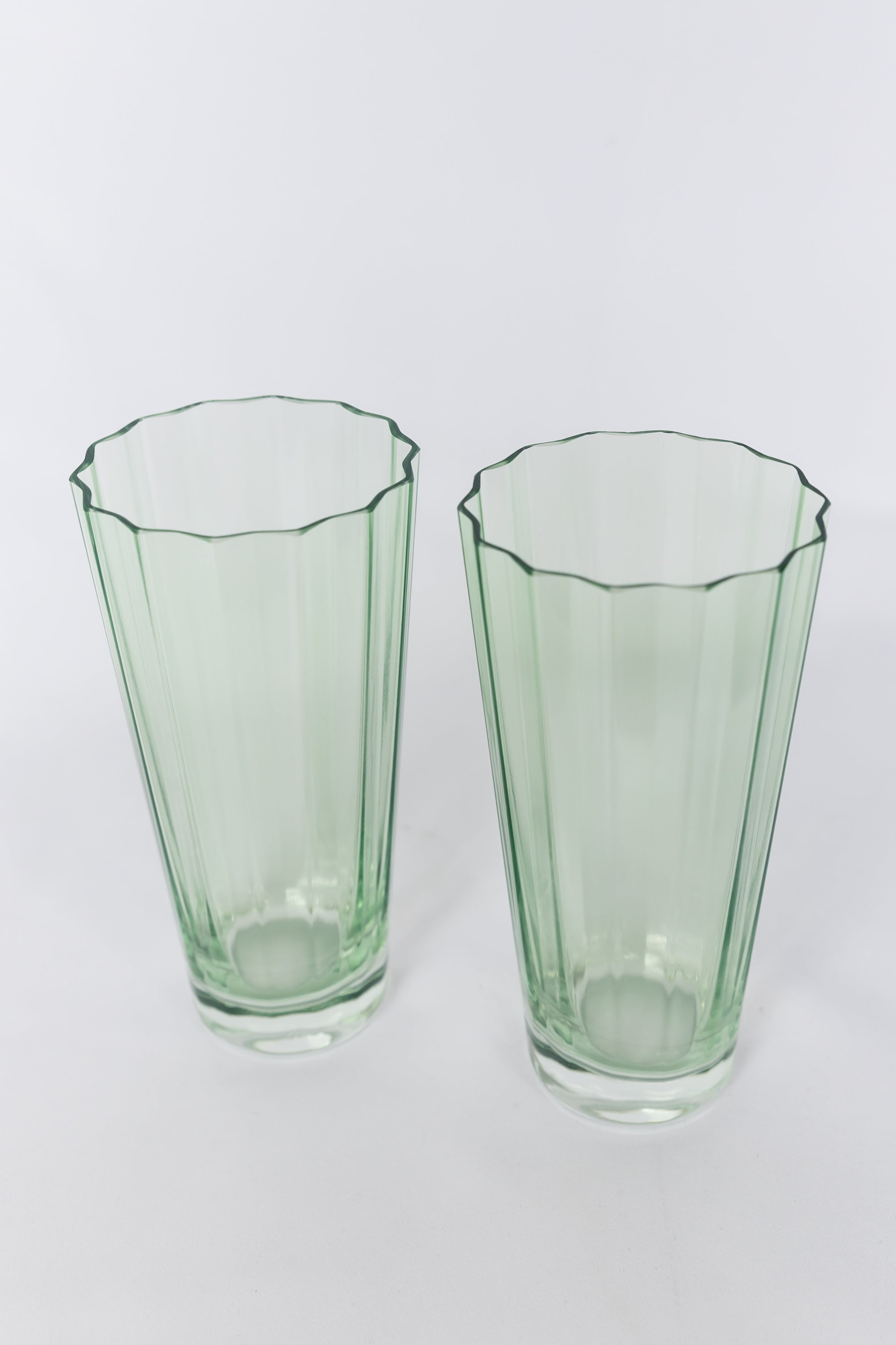 Estelle Colored Glass Estelle Colored Sunday High Balls - Set of 2 {Mint Green} - view 2
