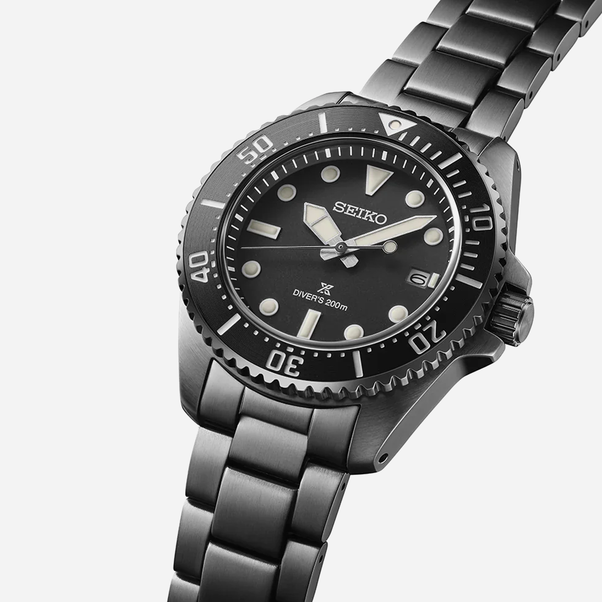 Seiko Prospex Solar Diver’s in All Black Men's - view 2
