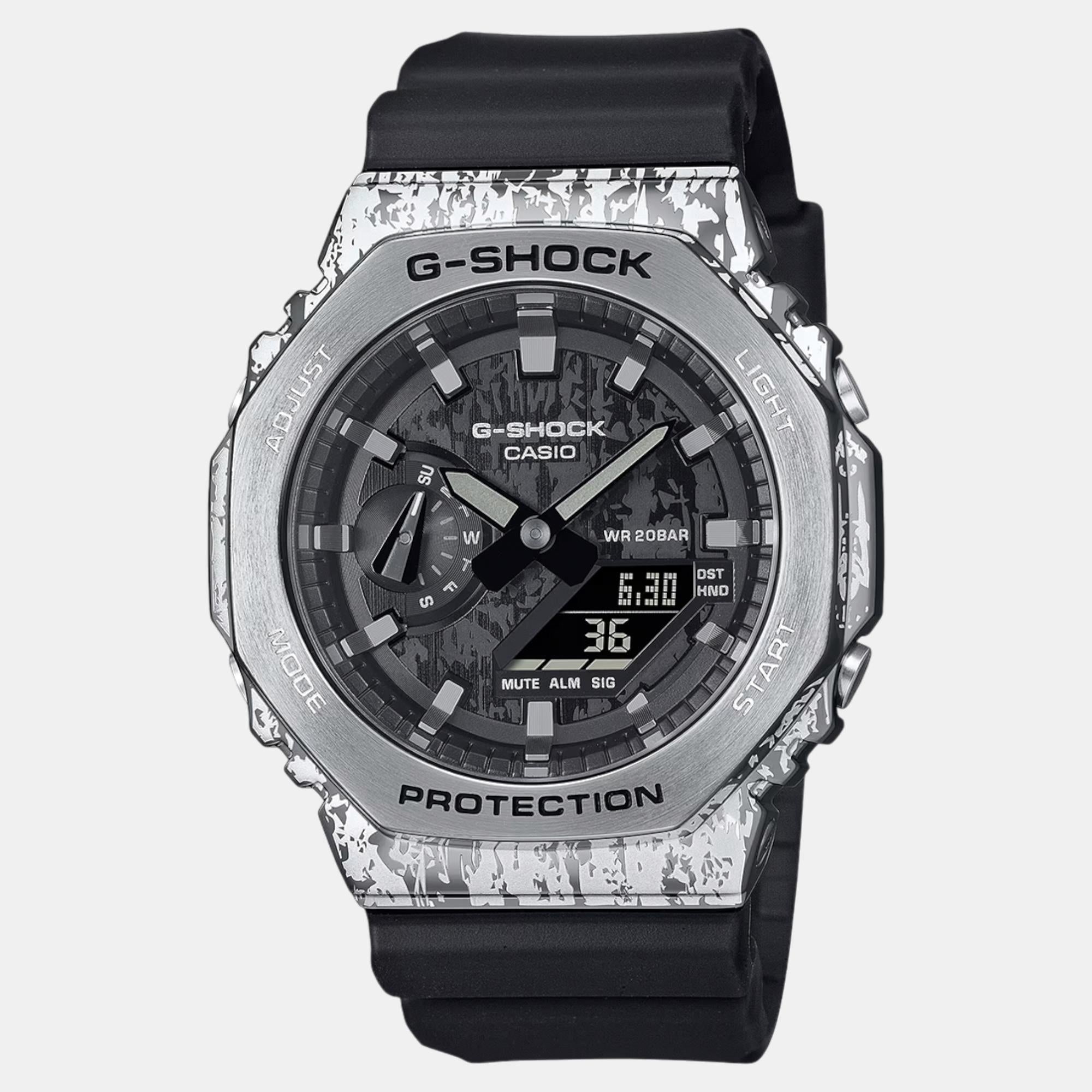 Casio G-Shock Men Quartz Black Dial Analog-Digital Resin Watch G1539