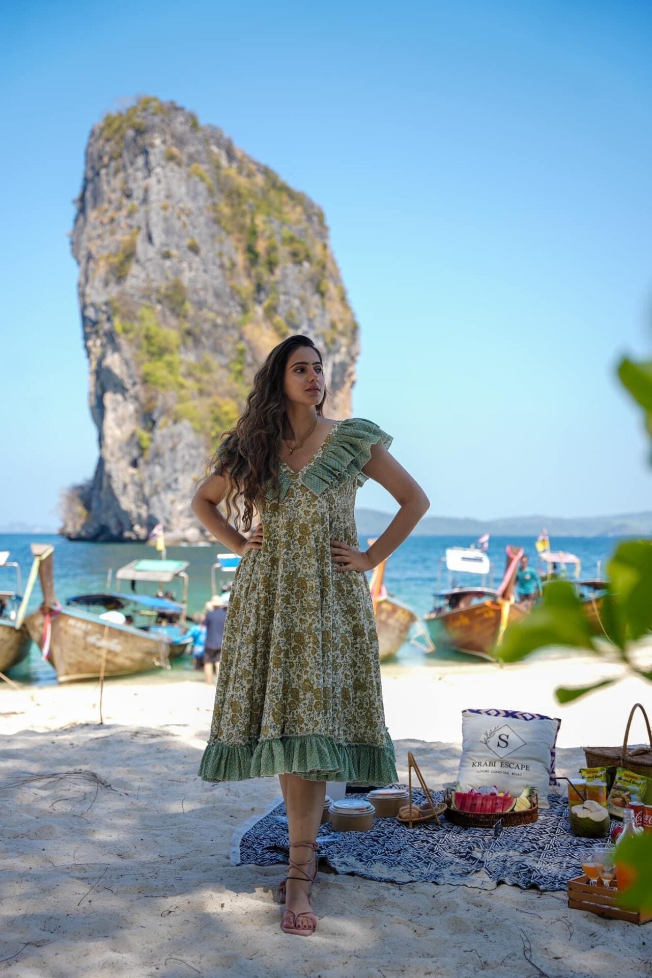 Idaho-o Yulia cotton dress