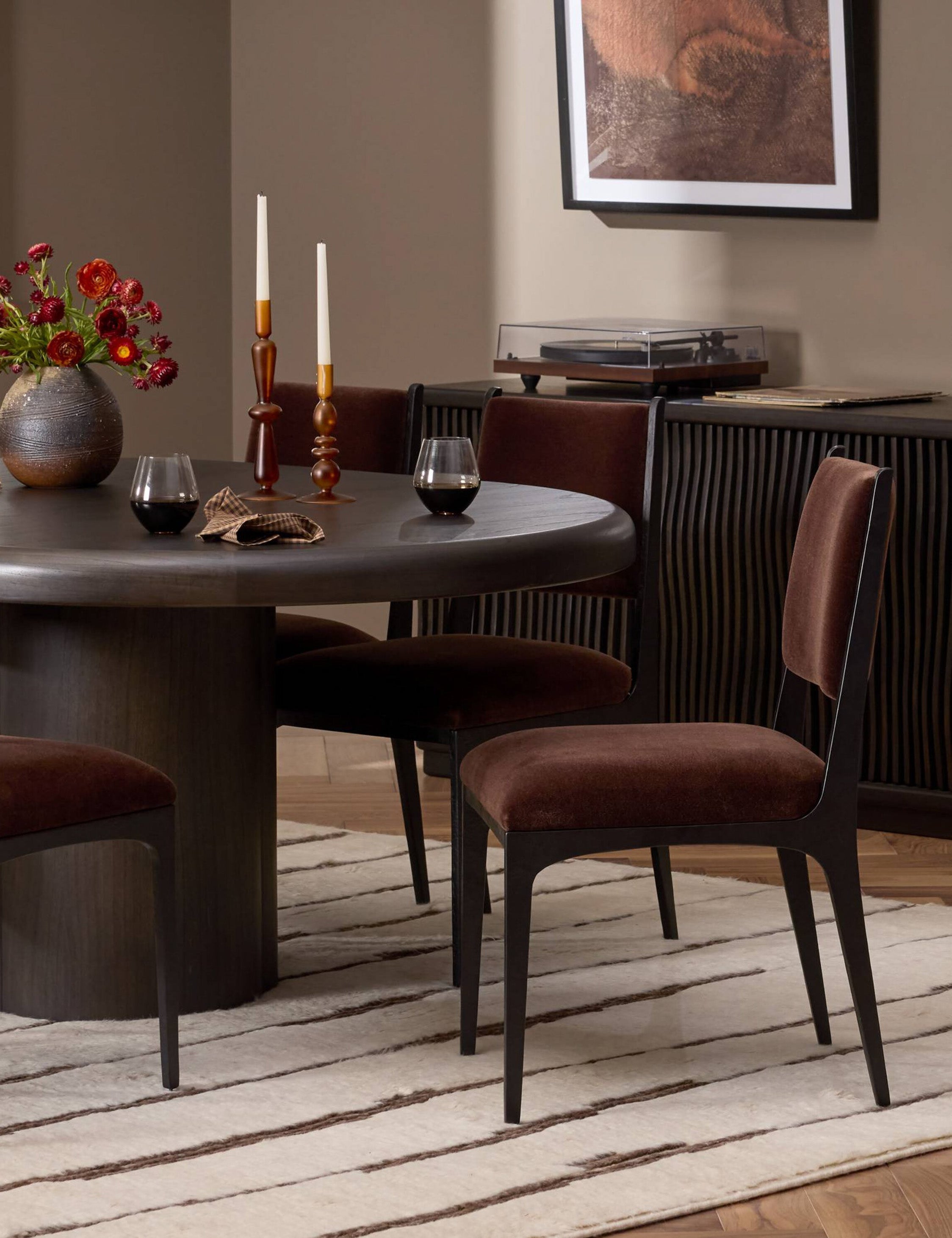 Lulu and Georgia Anais Dining Chair – Brown - view 2