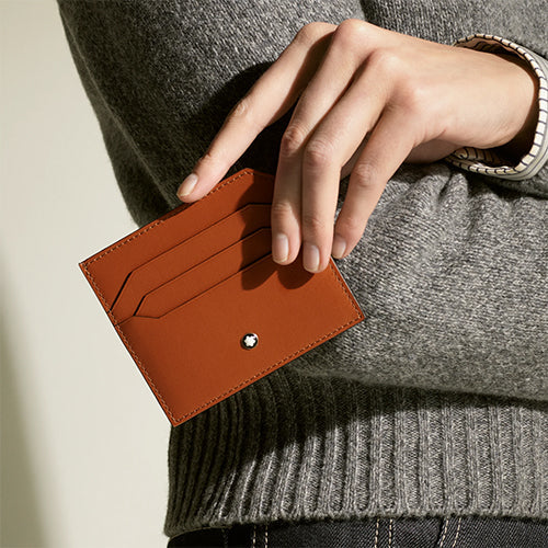 Montblanc Mont Blanc, Soft card holder 6cc – Rust - view 2