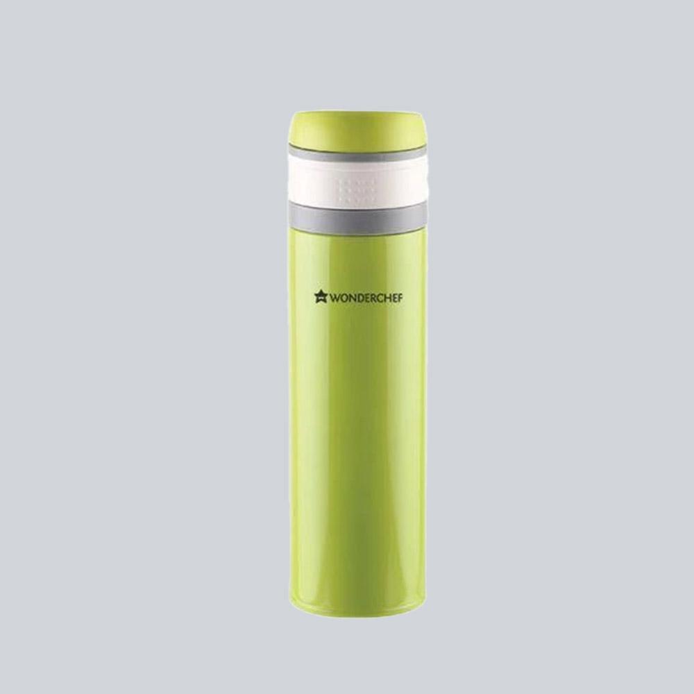 Uni-bot 500ml apple – Wonderchef Uni-Bot, 500ml, Apple Green, Double Wall Stainless Steel
