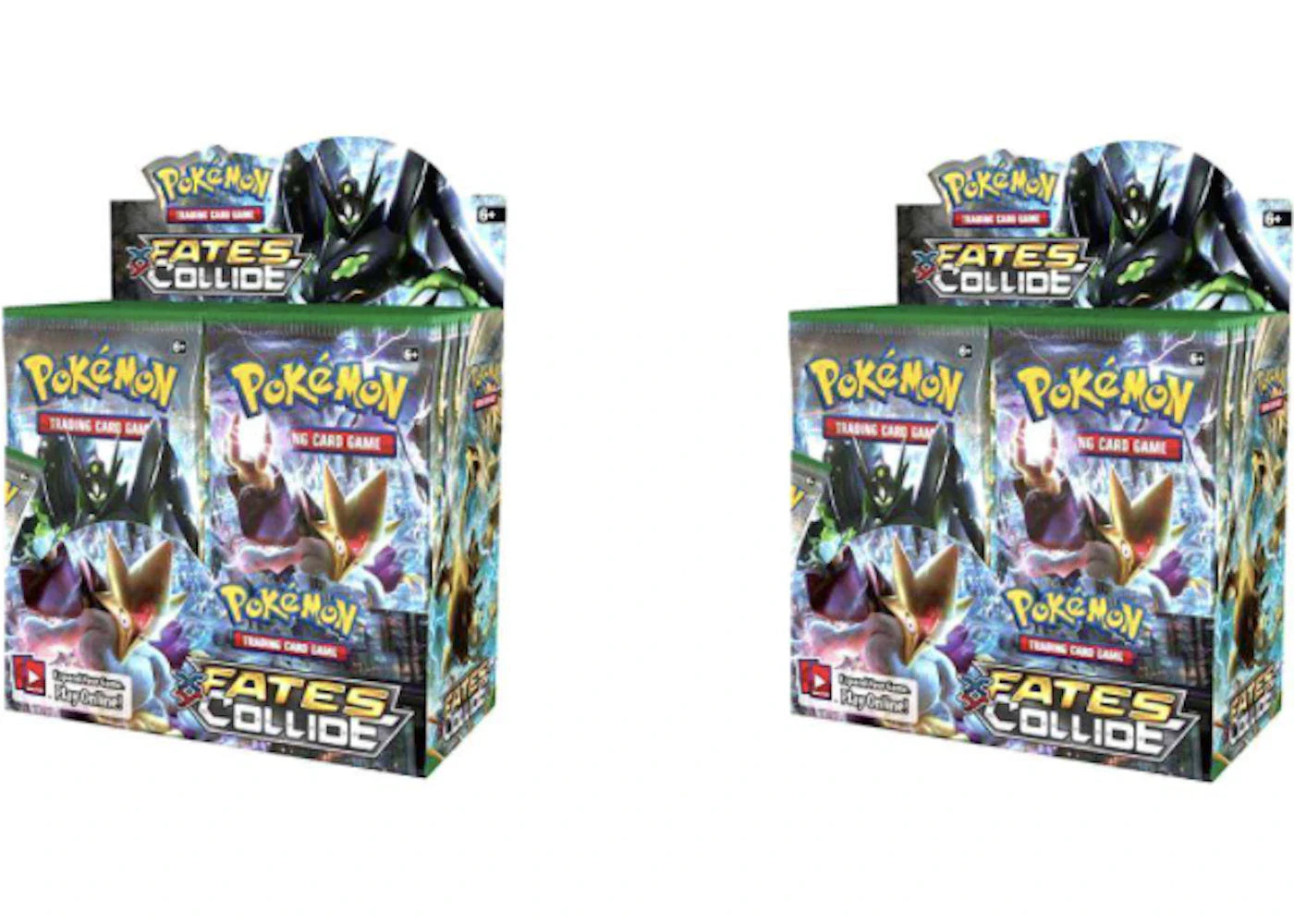 Pokémon 2016 Pokemon XY Fates Collide Booster Box 2X Lot