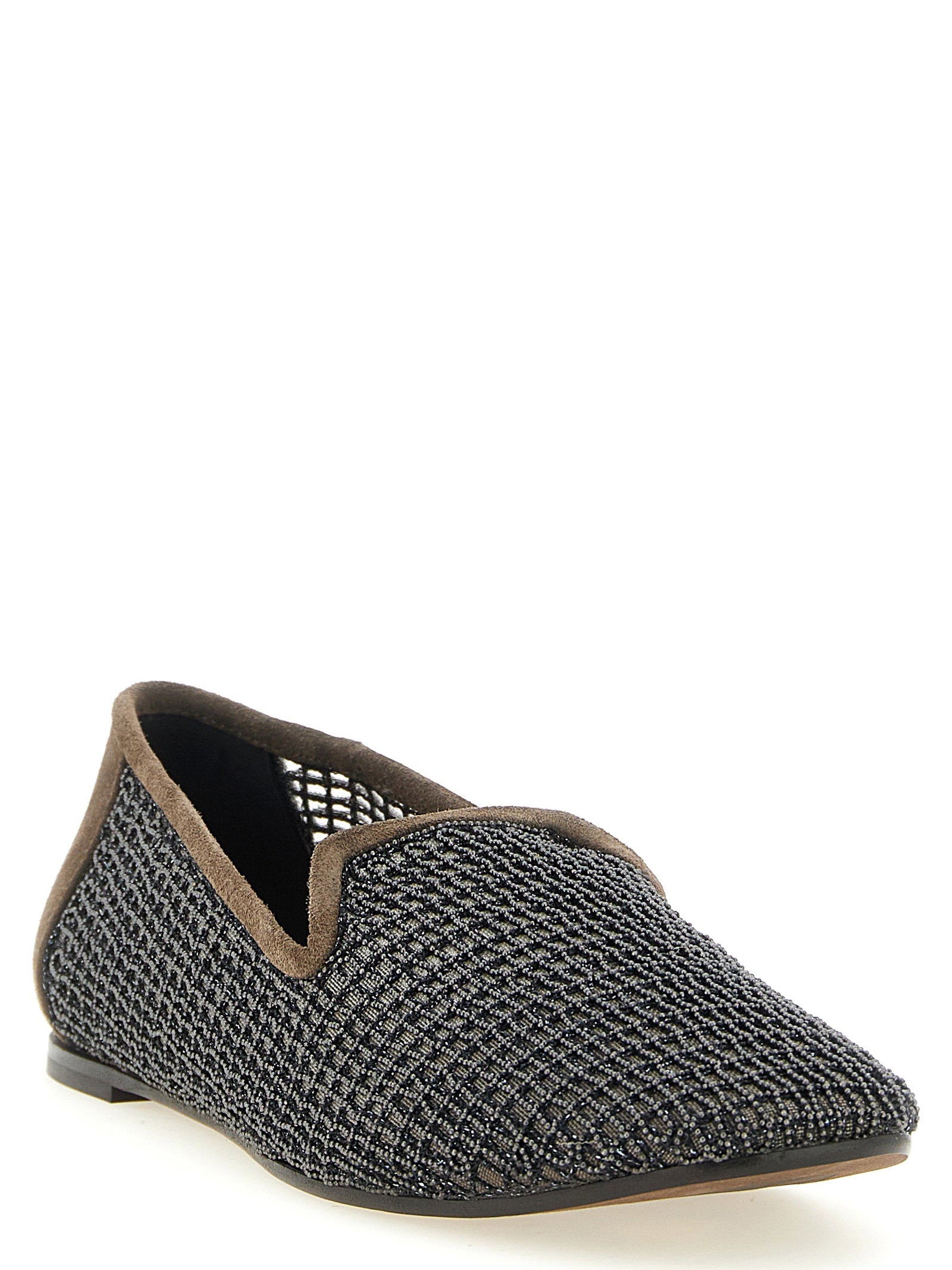 Brunello Cucinelli Embroidery Mesh Loafers - view 2