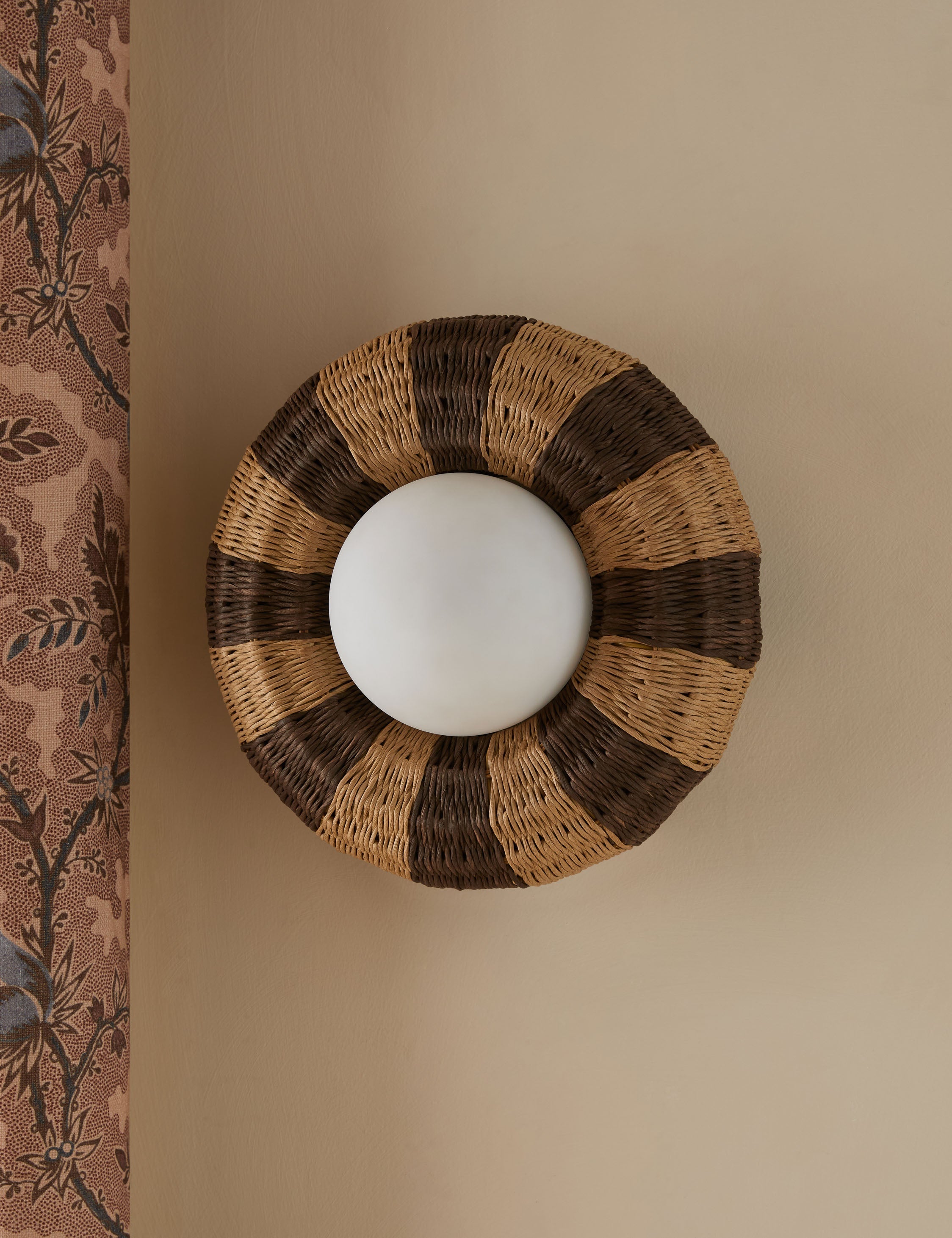 Lulu and Georgia Sellani Sconce – Natural Stripe