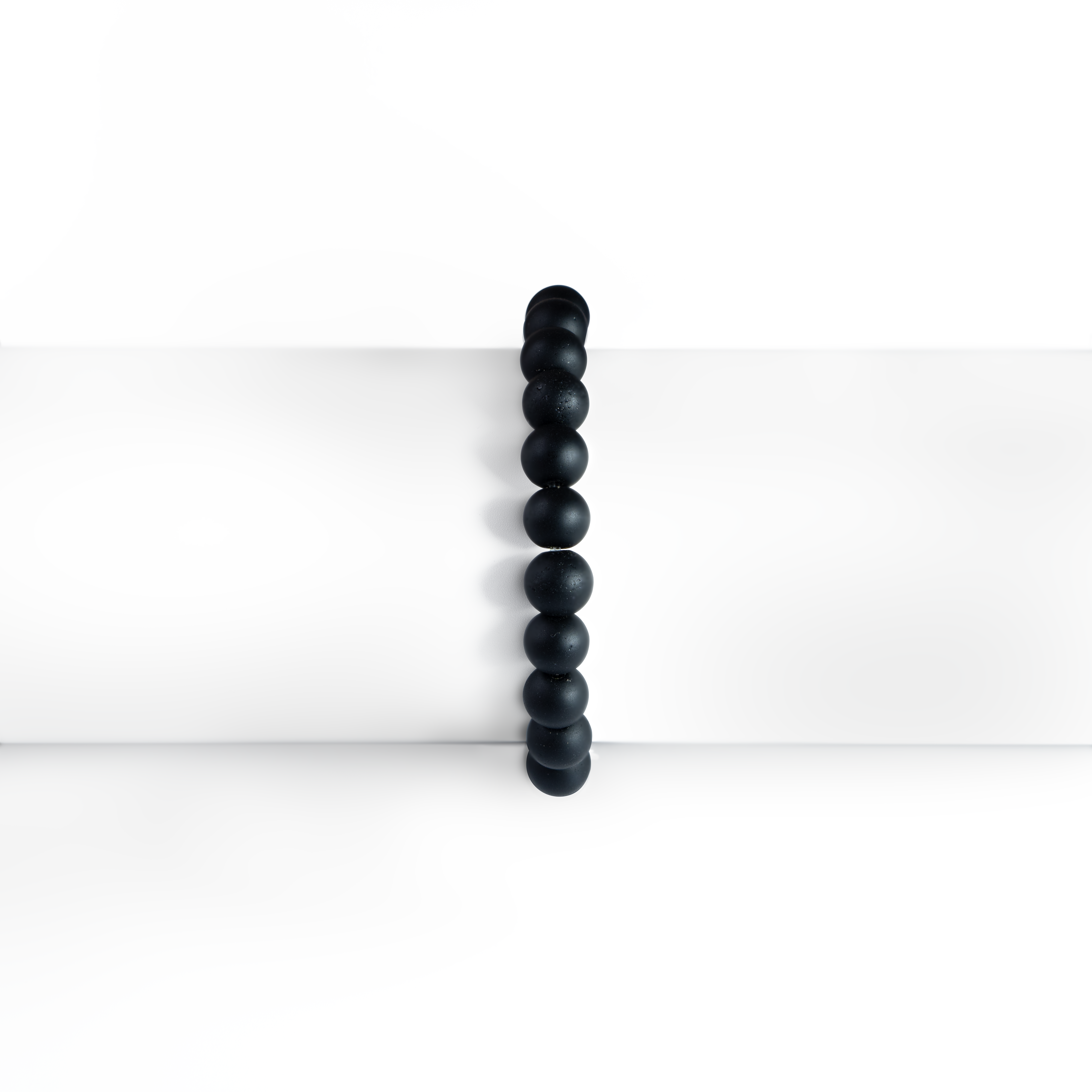 brantashop Matte Black Natural Crystals Bracelet For Men - view 2