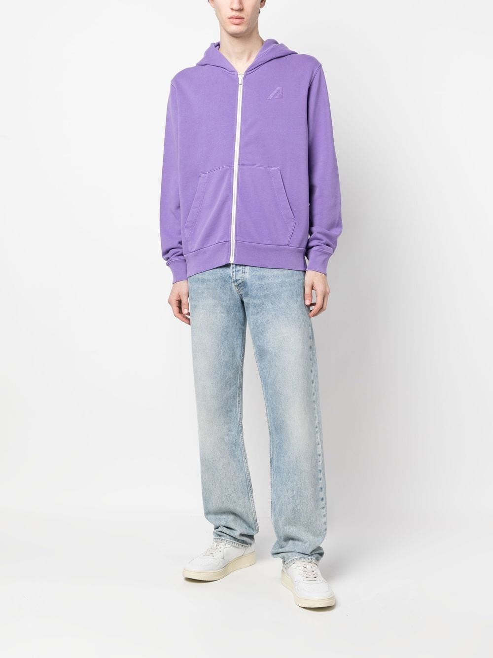 Autry Logo cotton hoodie – Cotton 100% - view 4