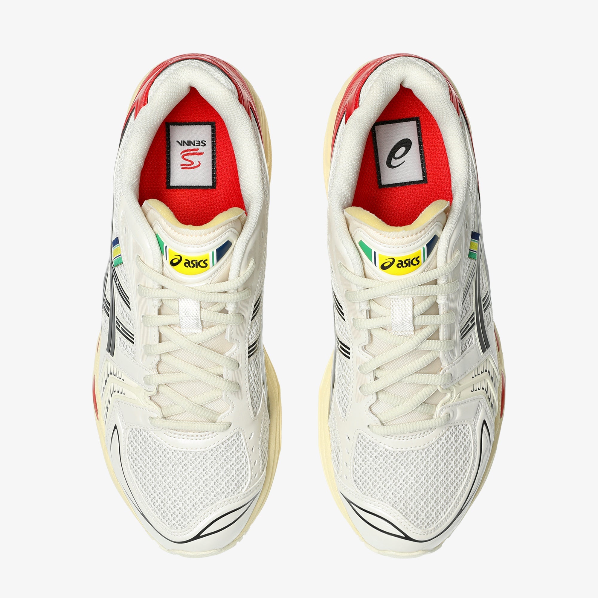 ASICS | AYRTON SENNA x GEL-KAYANO 14 { BIRCH/FIERY RED - view 2