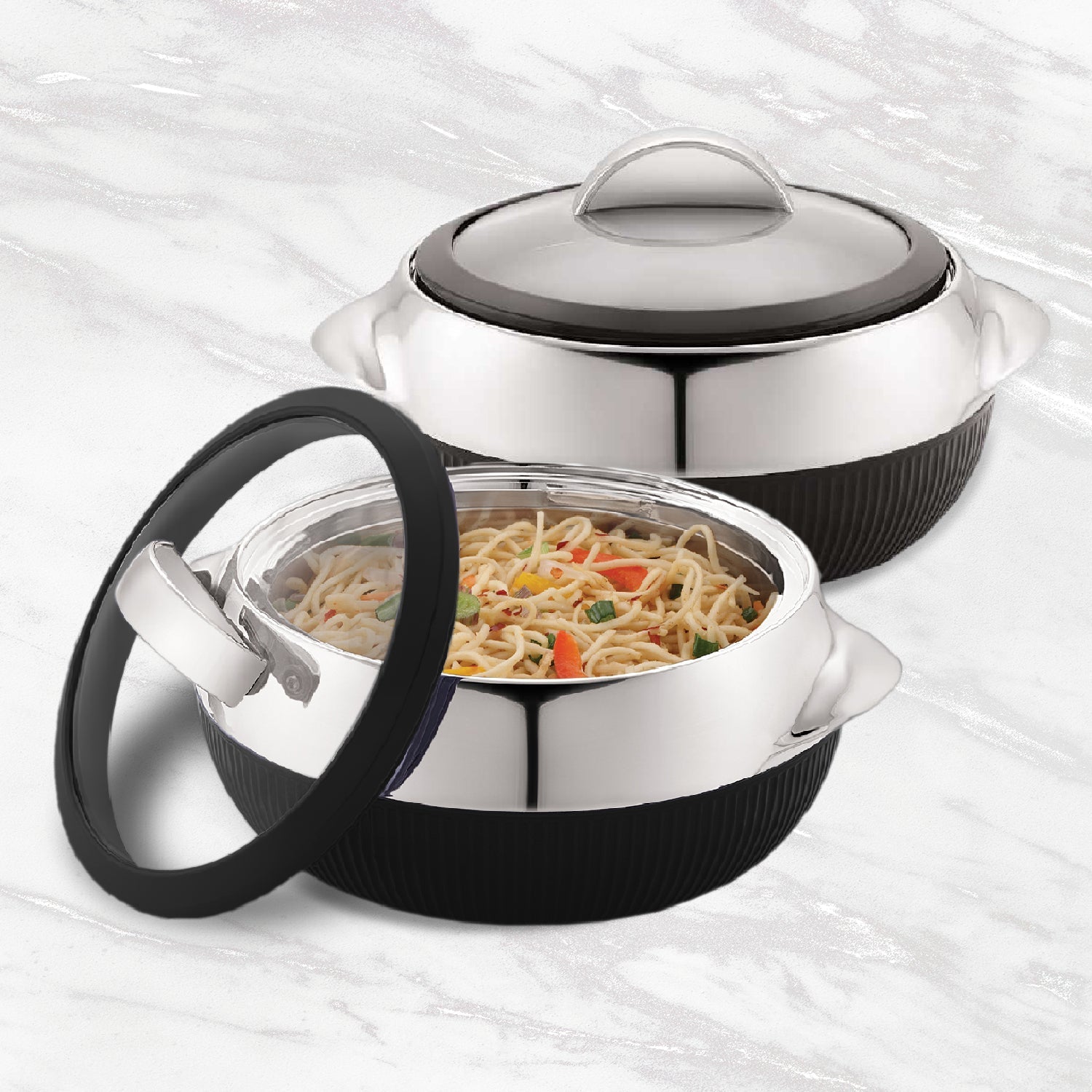 Casserole set – Cello Linea Insulated Casserole, Set of 2