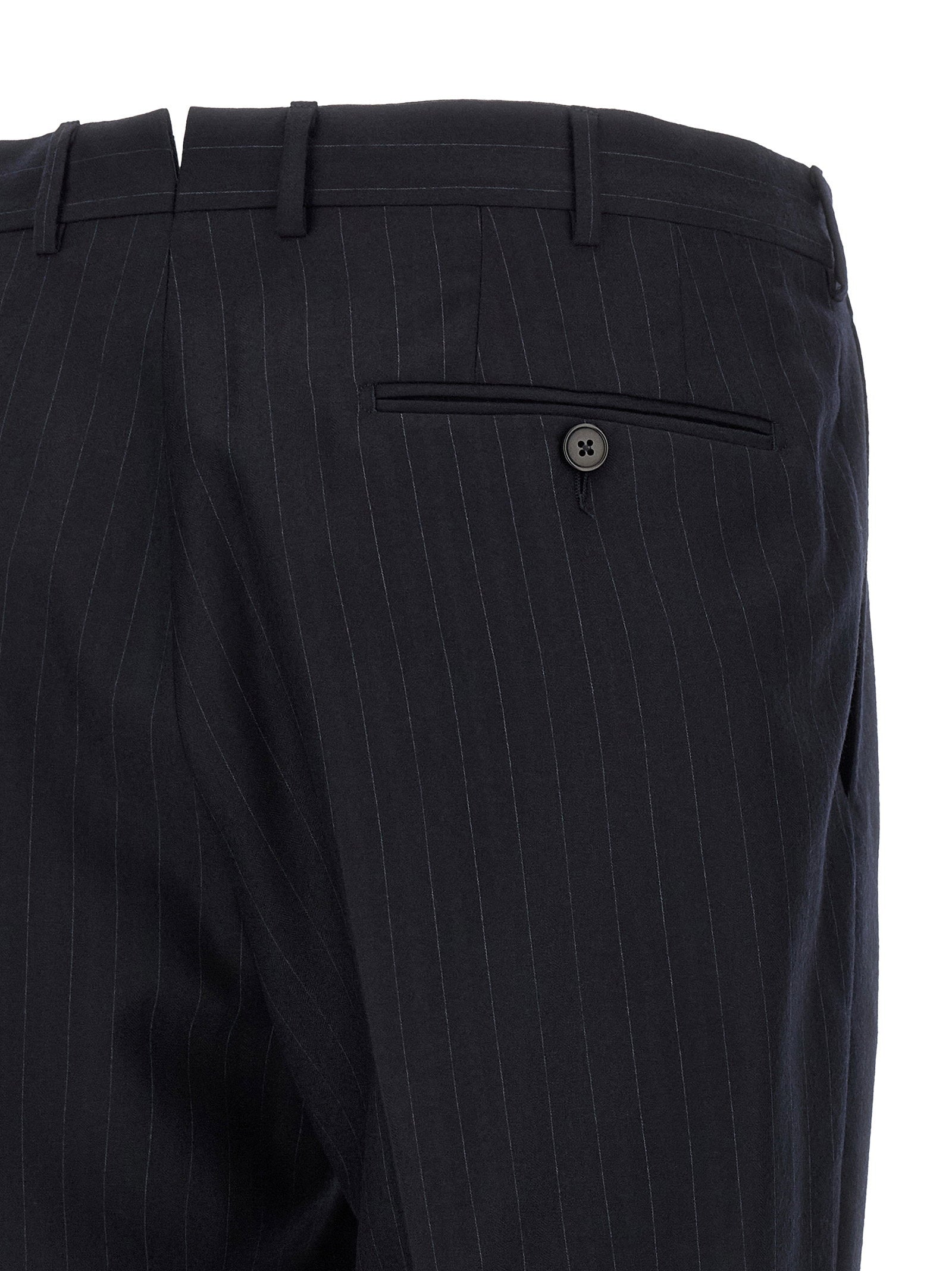 Zegna Pinstriped Flannel Dress – 100% wool - view 6