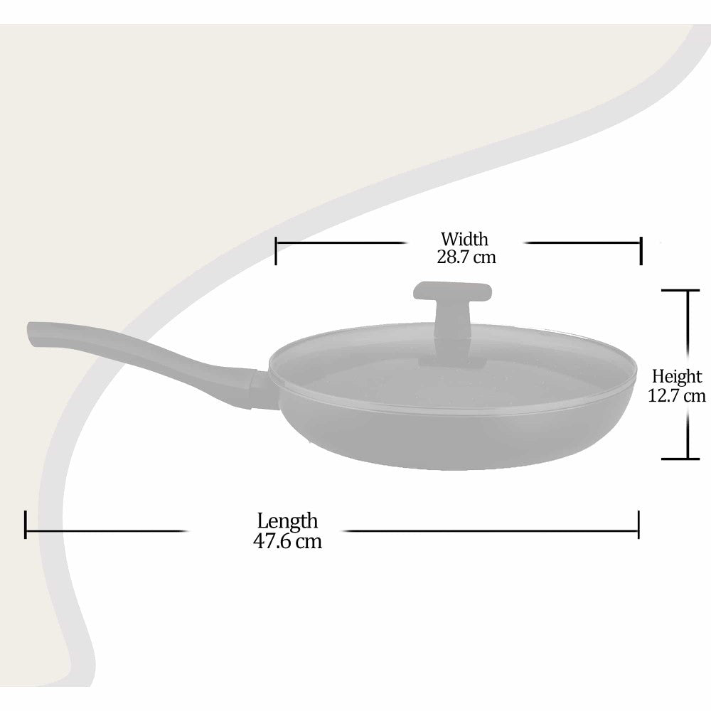 Granito Induction Fry Pan With Lid (Milton Procook) - view 6