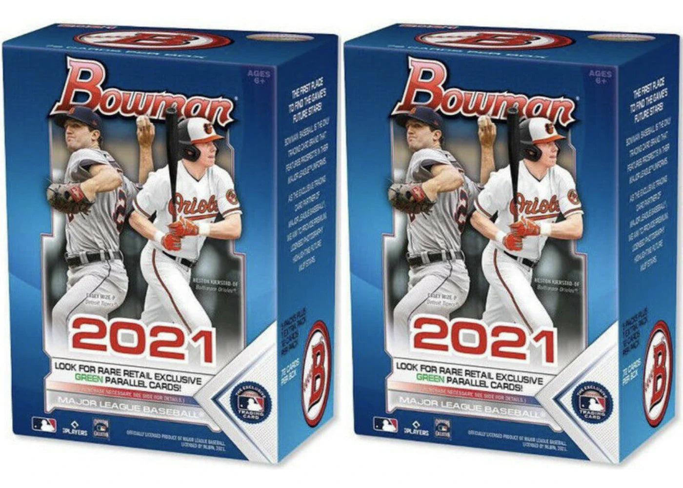 2021 Bowman Baseball Blaster Box 2x Lot