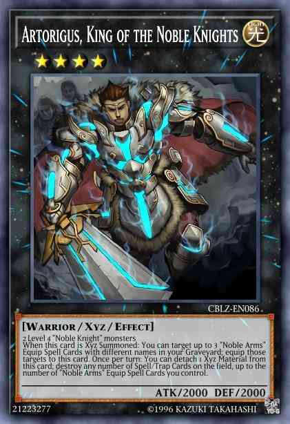Artorigus king – Yu-Gi-Oh! Artorigus, King of the Noble Knights - CBLZ-EN086 - Ultra Rare - Unlimited