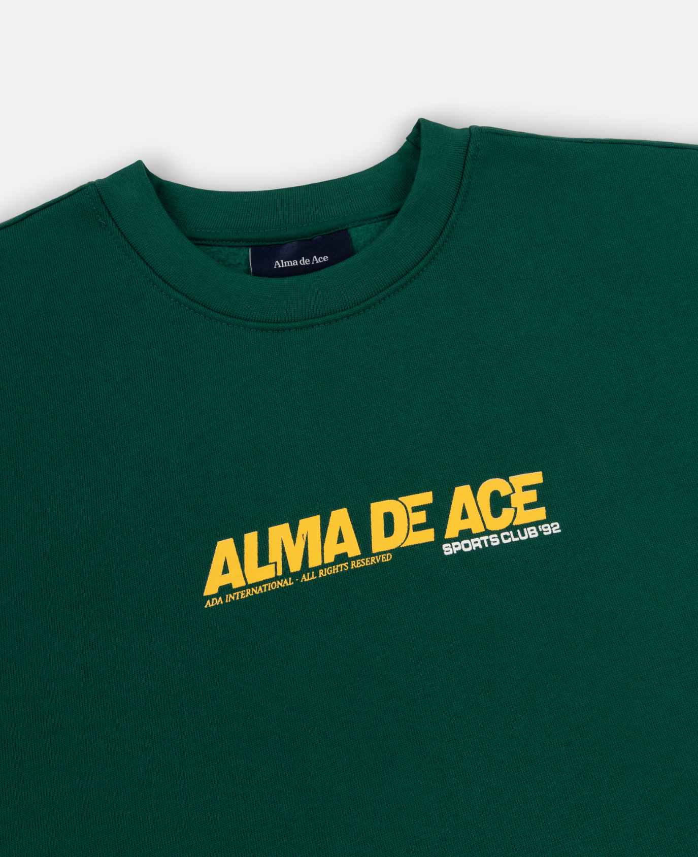 Alma De Ace Sports Club 92 Green Sweatshirt - view 6