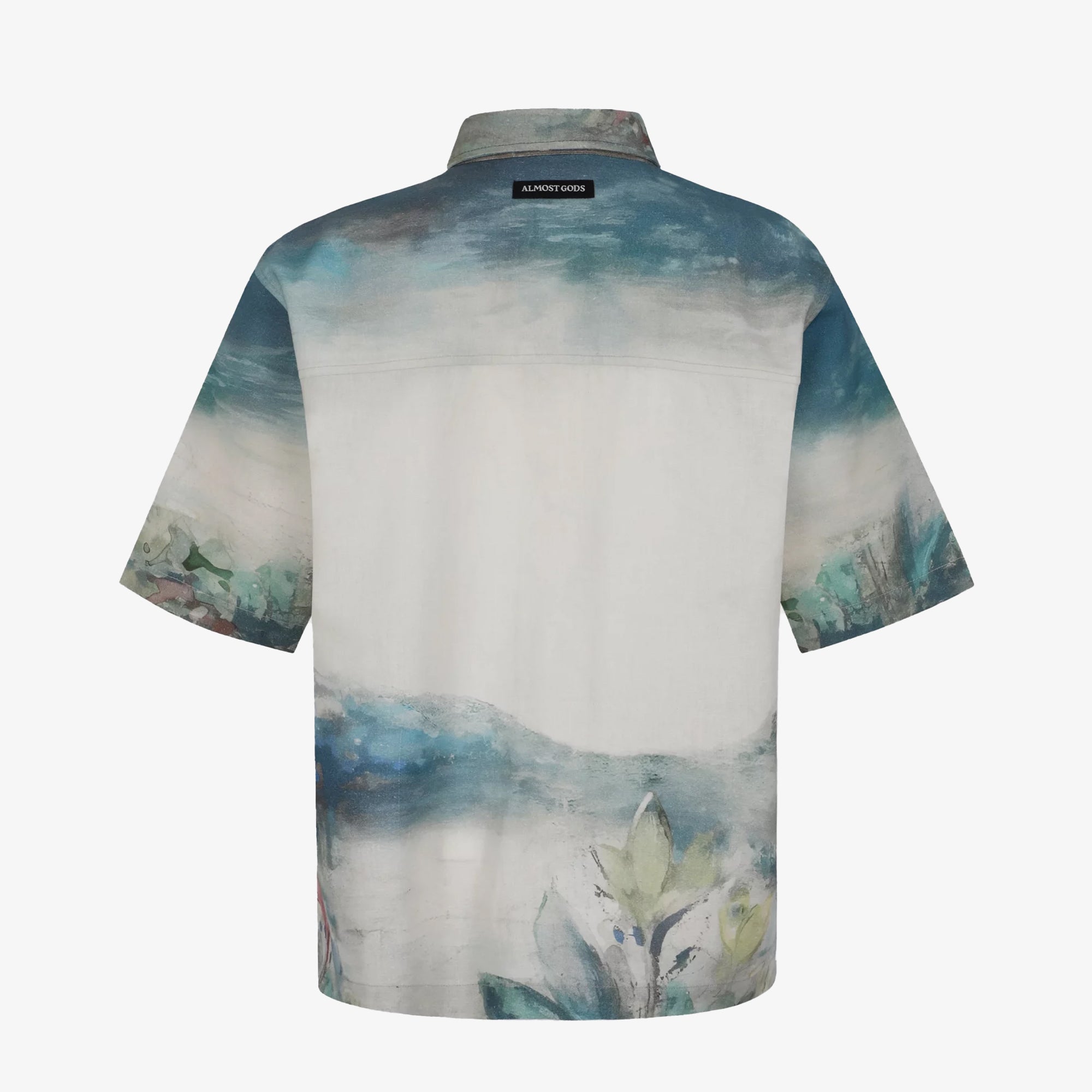 Almost Gods | Dream Of The Orient Linen Shirt { Multi - view 3