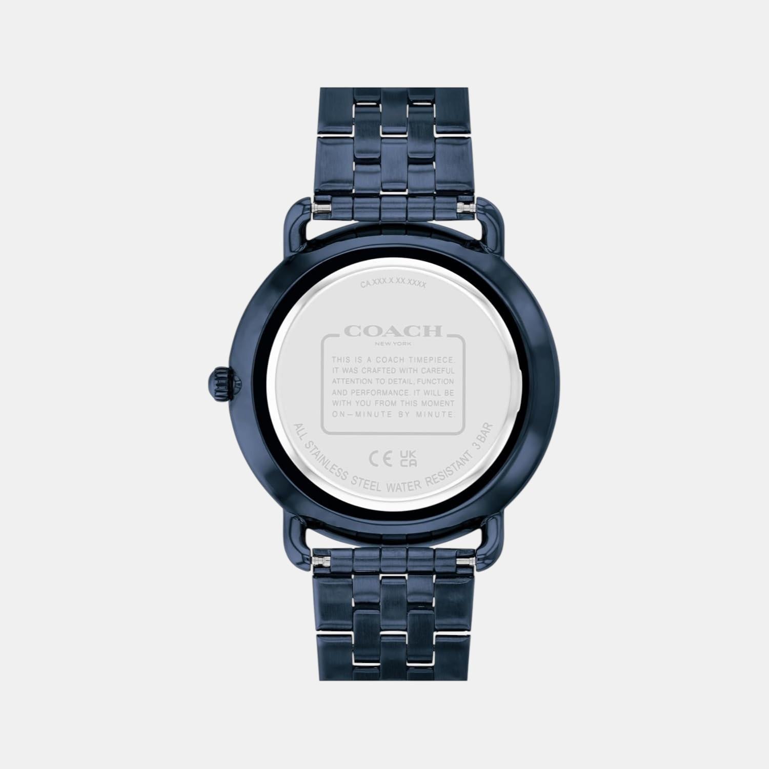 Coach Elliot Women Quartz Blue Dial Analog Stainless Steel Watch 14504297 - view 3