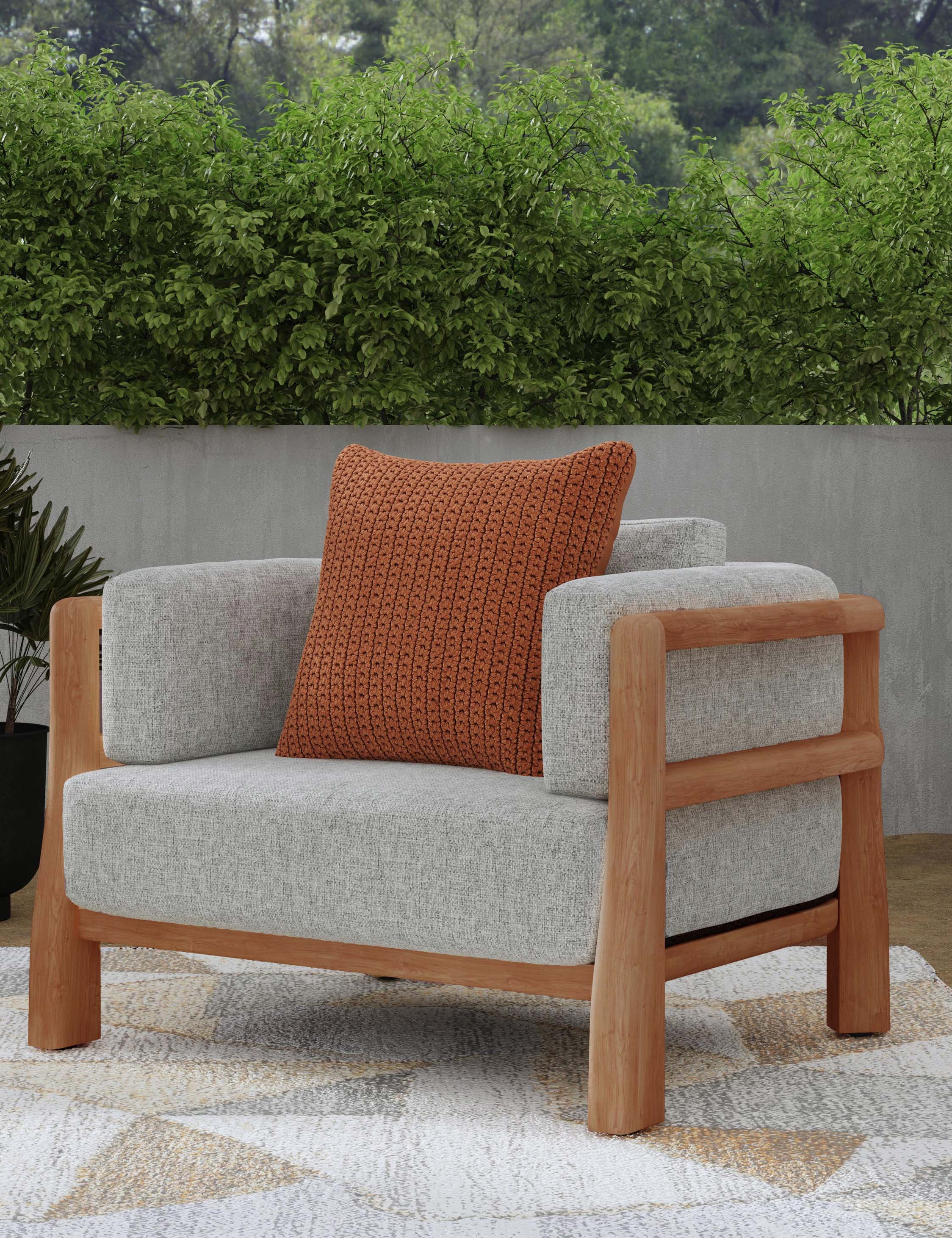 Lulu and Georgia Alden Outdoor Accent Chair – Gray - view 2