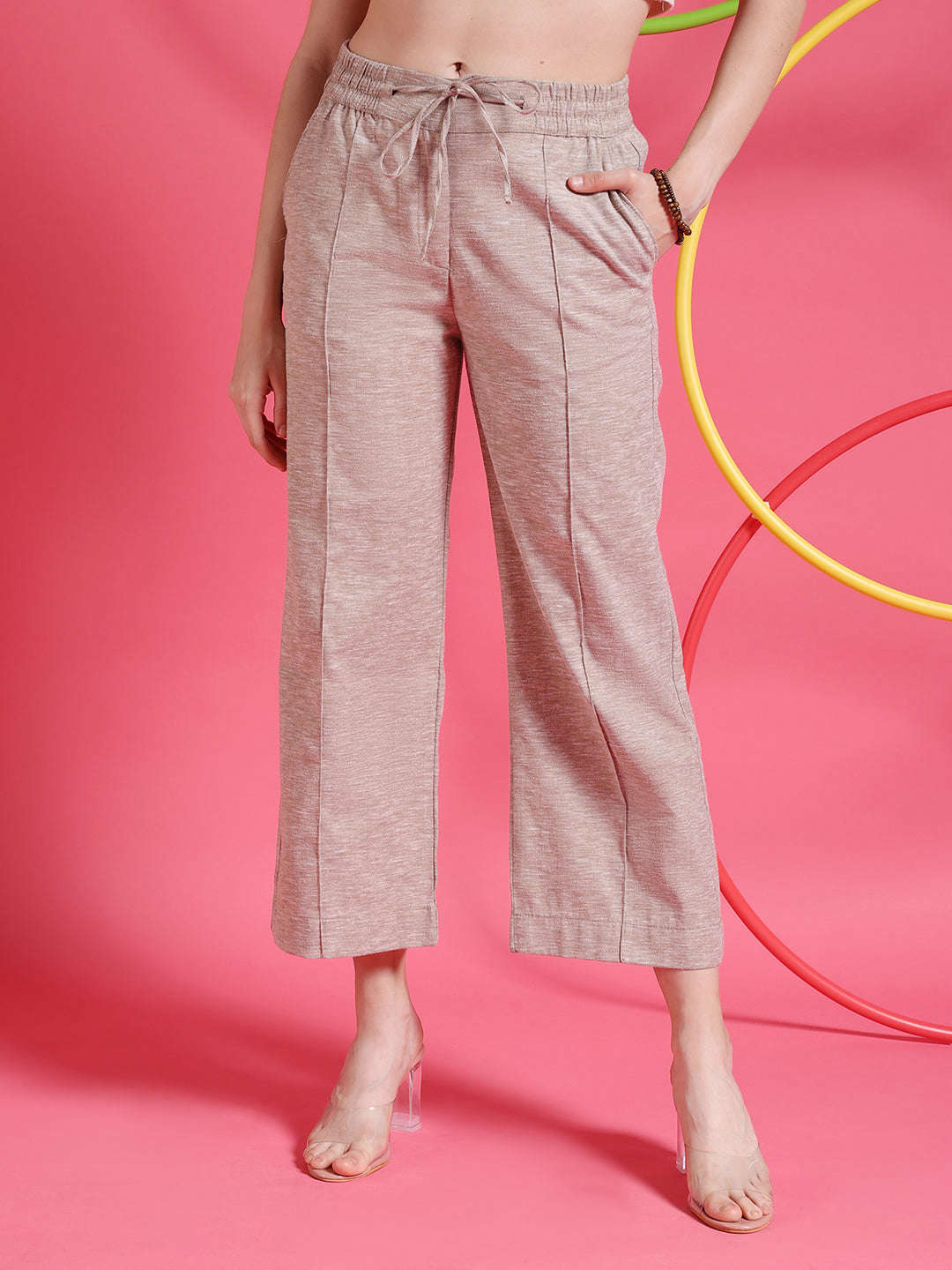 Freehand By The Indian Garage Co Women Solid Trouser - view 3