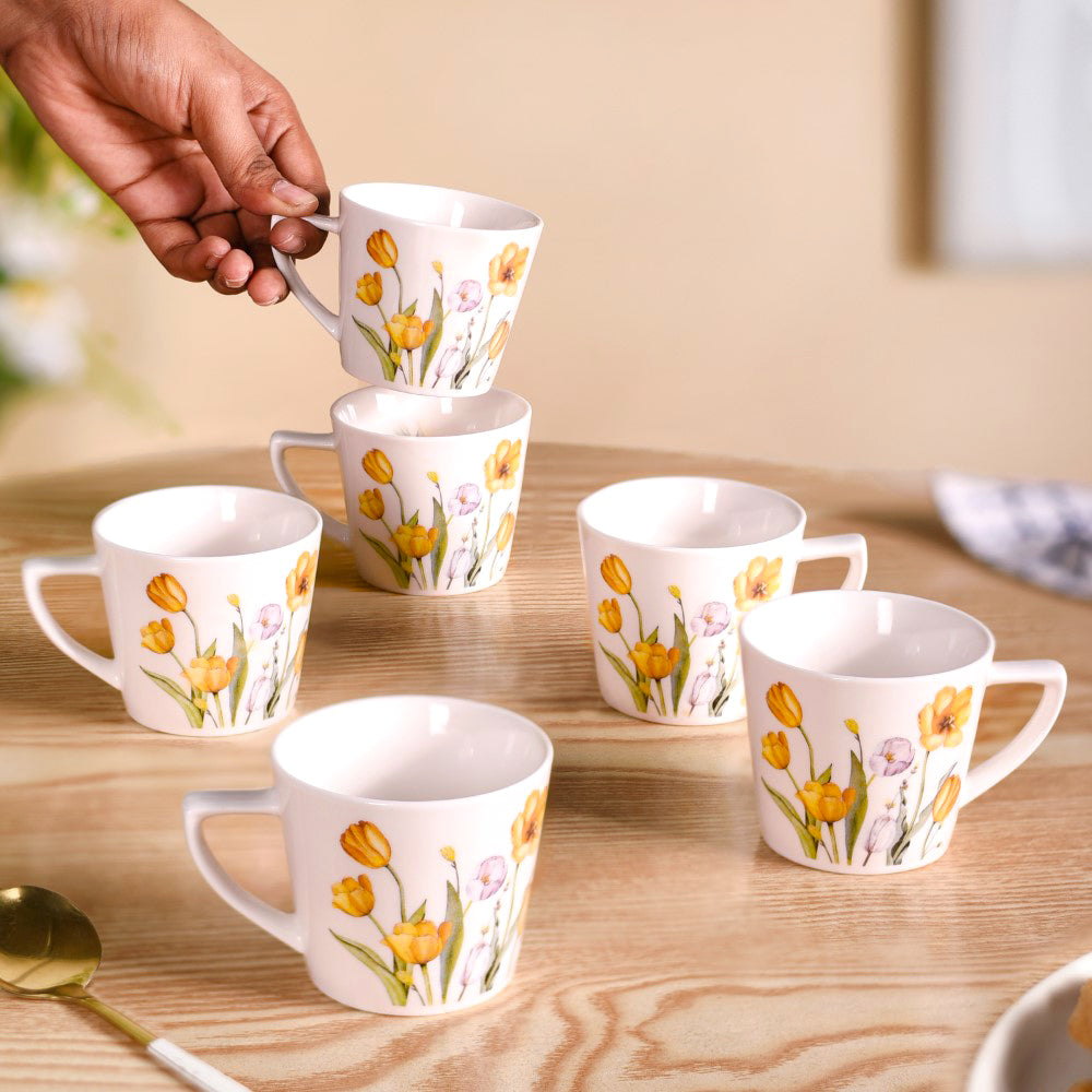 Nestasia Tulip Of The Valley Tea Cup Set Of 6 150ml - view 3