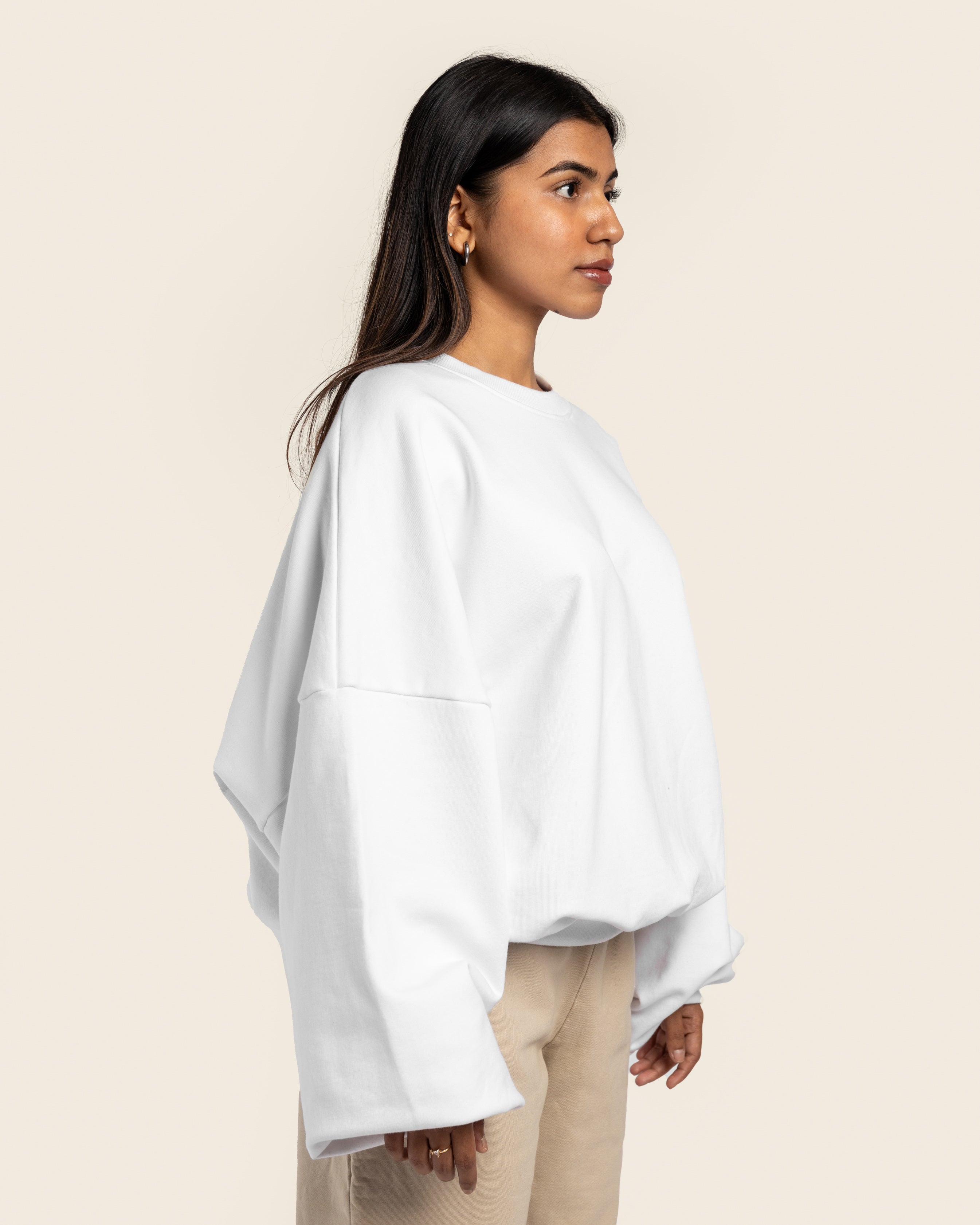 MNST GEAR Sweatshirt 'white' - view 2