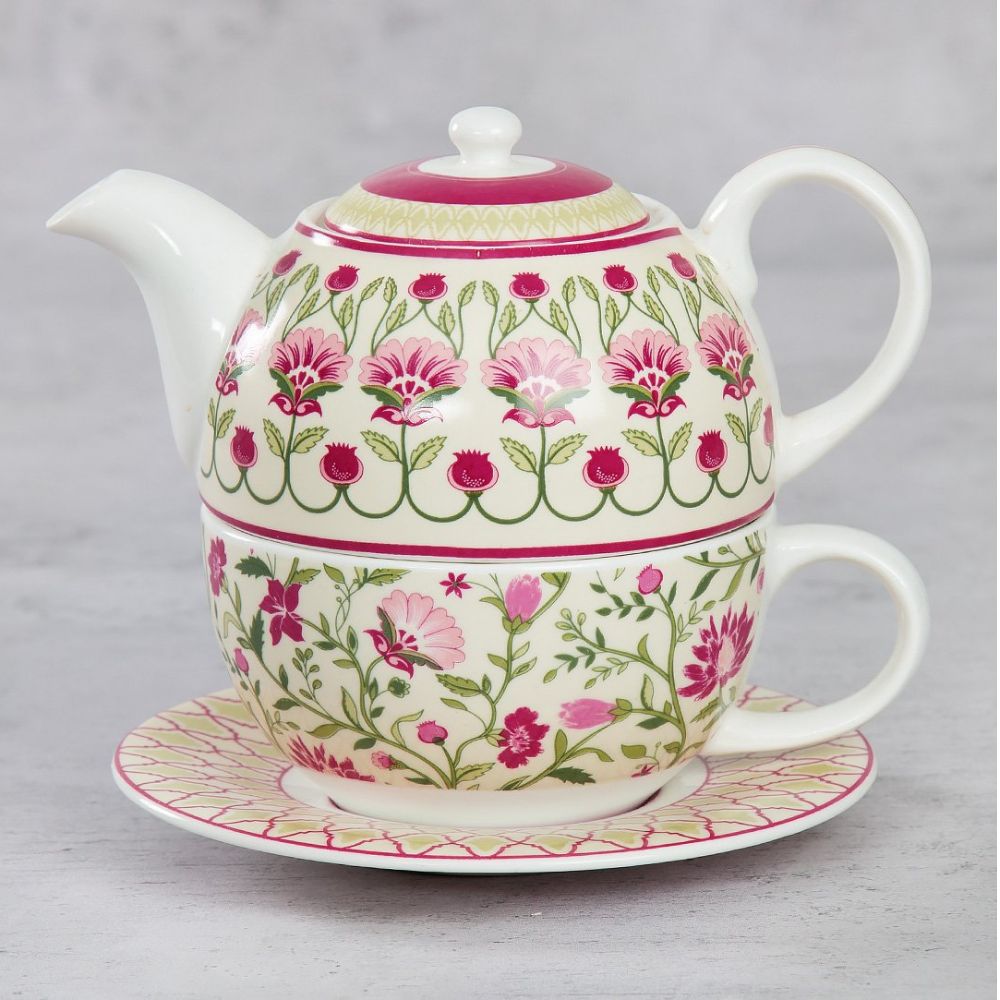 India Circus Rose Mallow Tea for One | Tea Set | Set of 3 Pcs - view 5