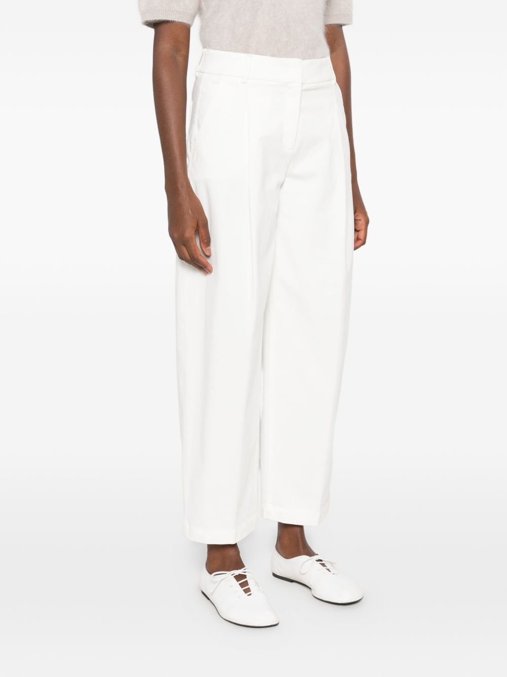 VIA MASINI 80 Trousers WHITE - view 2
