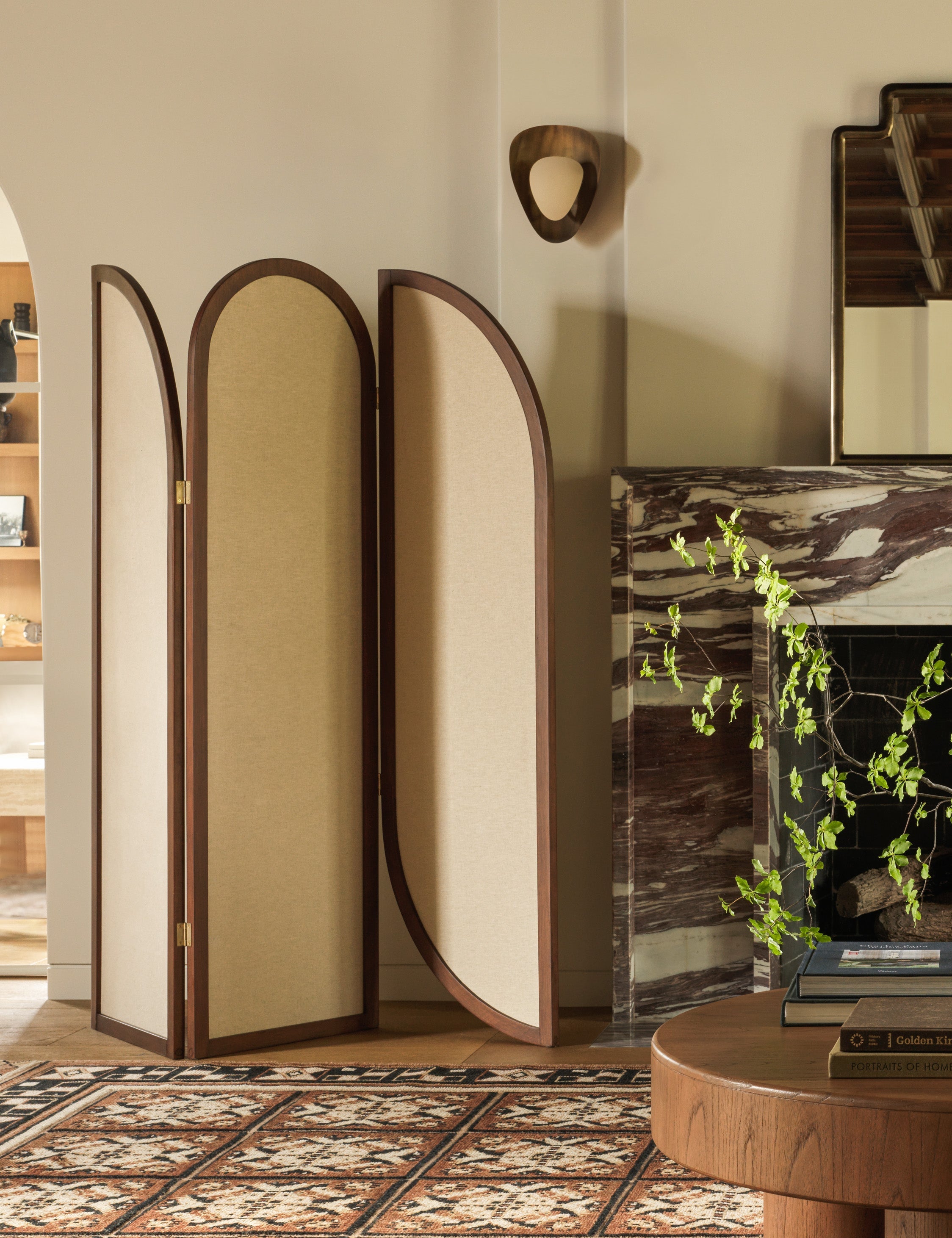 Lulu and Georgia Carrick Room Divider – Walnut - view 2
