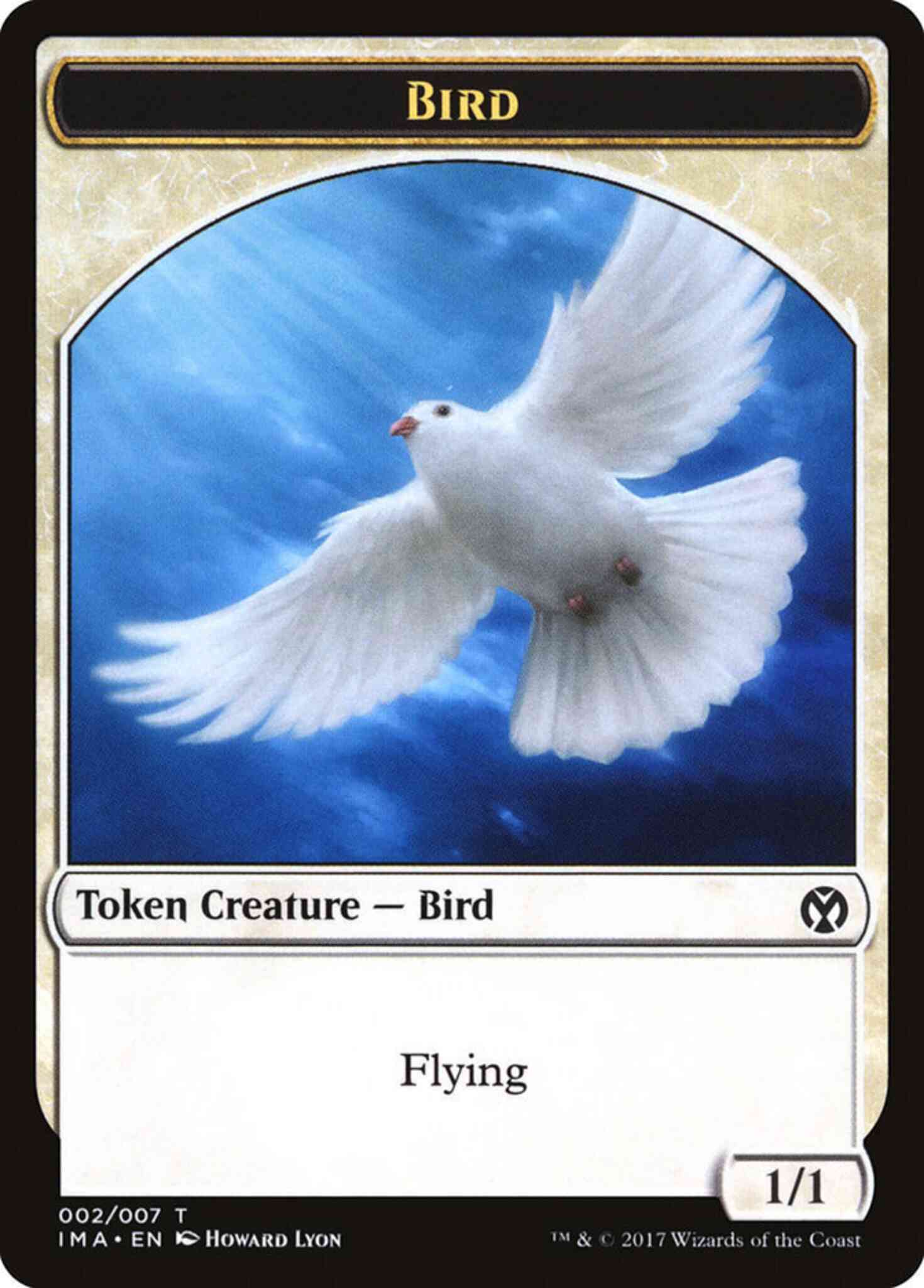 Bird token 02 – Magic Bird Token [02] [Iconic Masters Tokens] [Non-Foil]