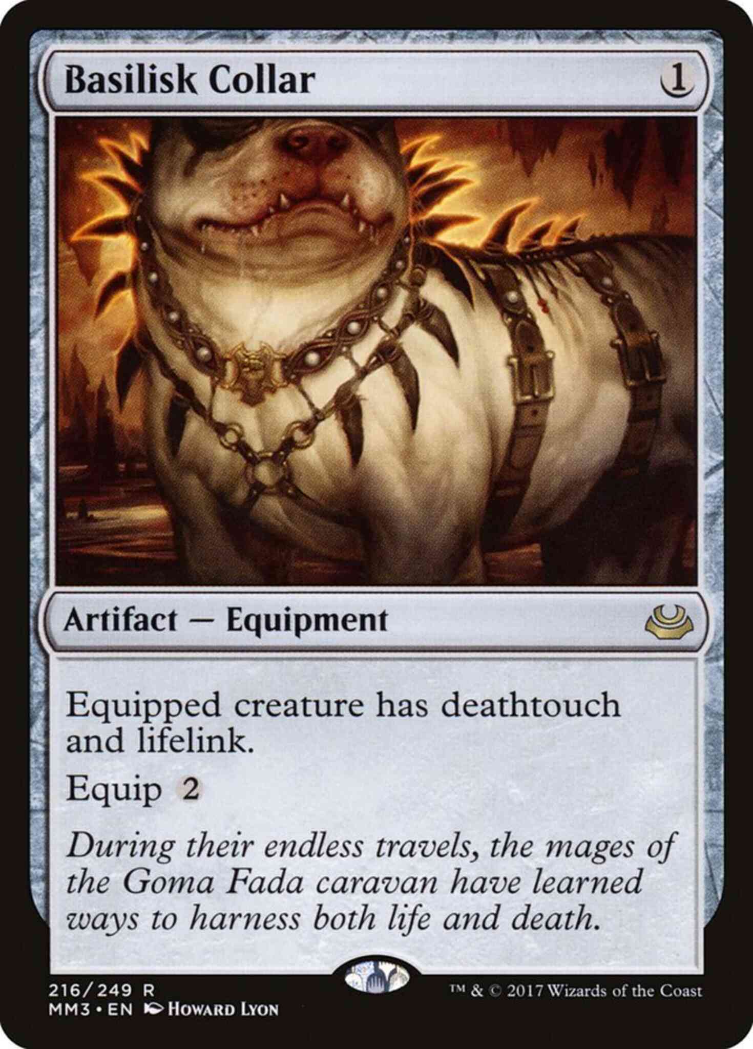 Basilisk collar 216 – Magic Basilisk Collar [216] [Modern Masters 2017] [Non-Foil]