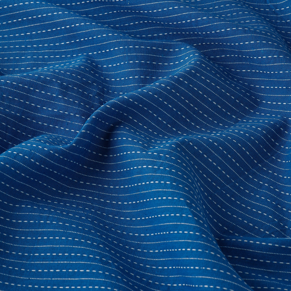 ITOKRI CRAFTS INITIATIVE Aegean Blue - Prewashed Running Stitch Cotton Fabric 19 - view 2
