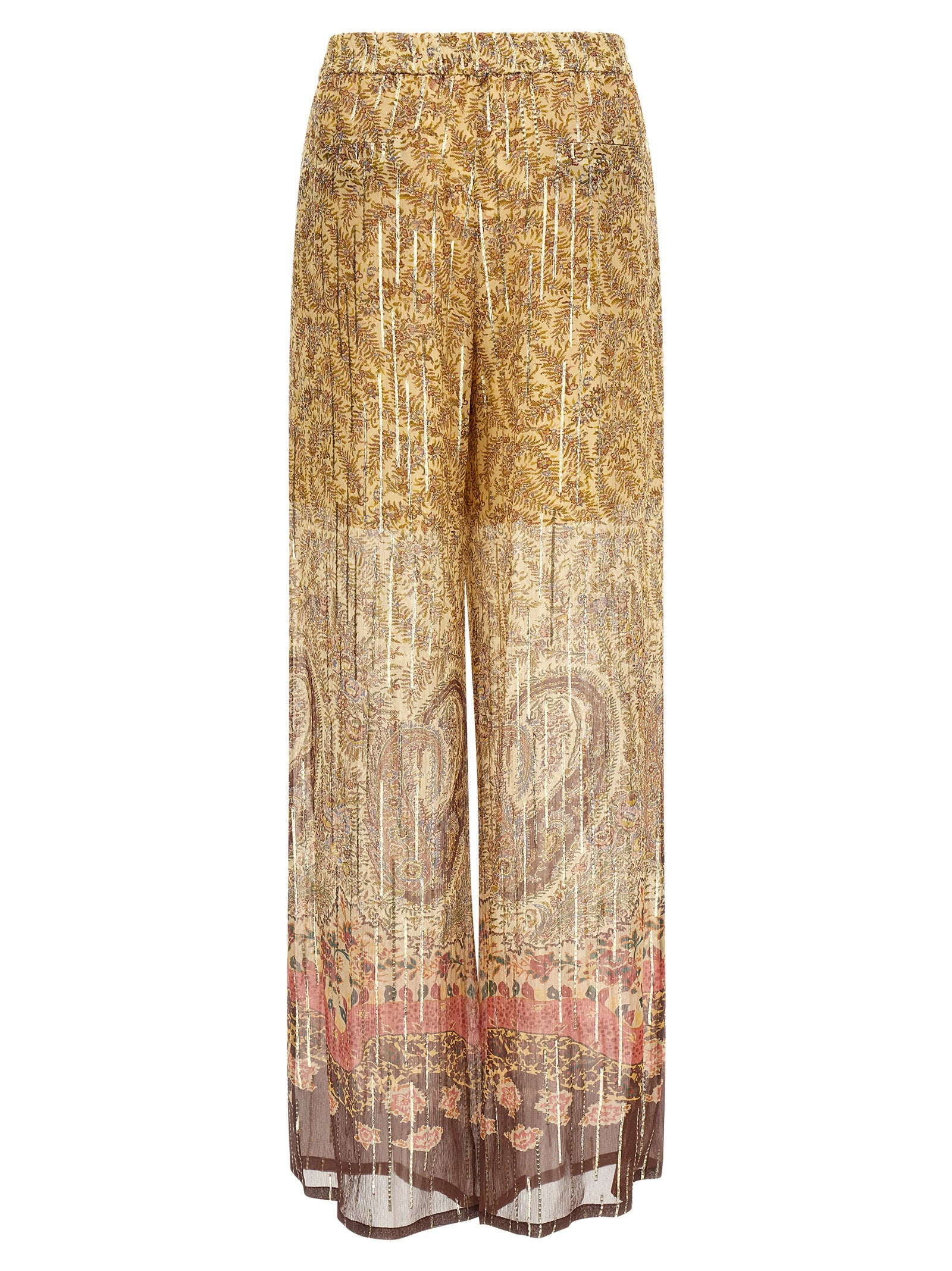 Valentino Garavani Voyage Imaginaire Pants – 92% silk 8% metal fiber - view 2