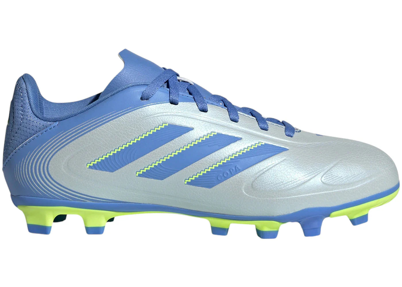 adidas Copa Pure 3 Club FG/MG Halo Blue Blue Fusion Lucid Lemon (GS)