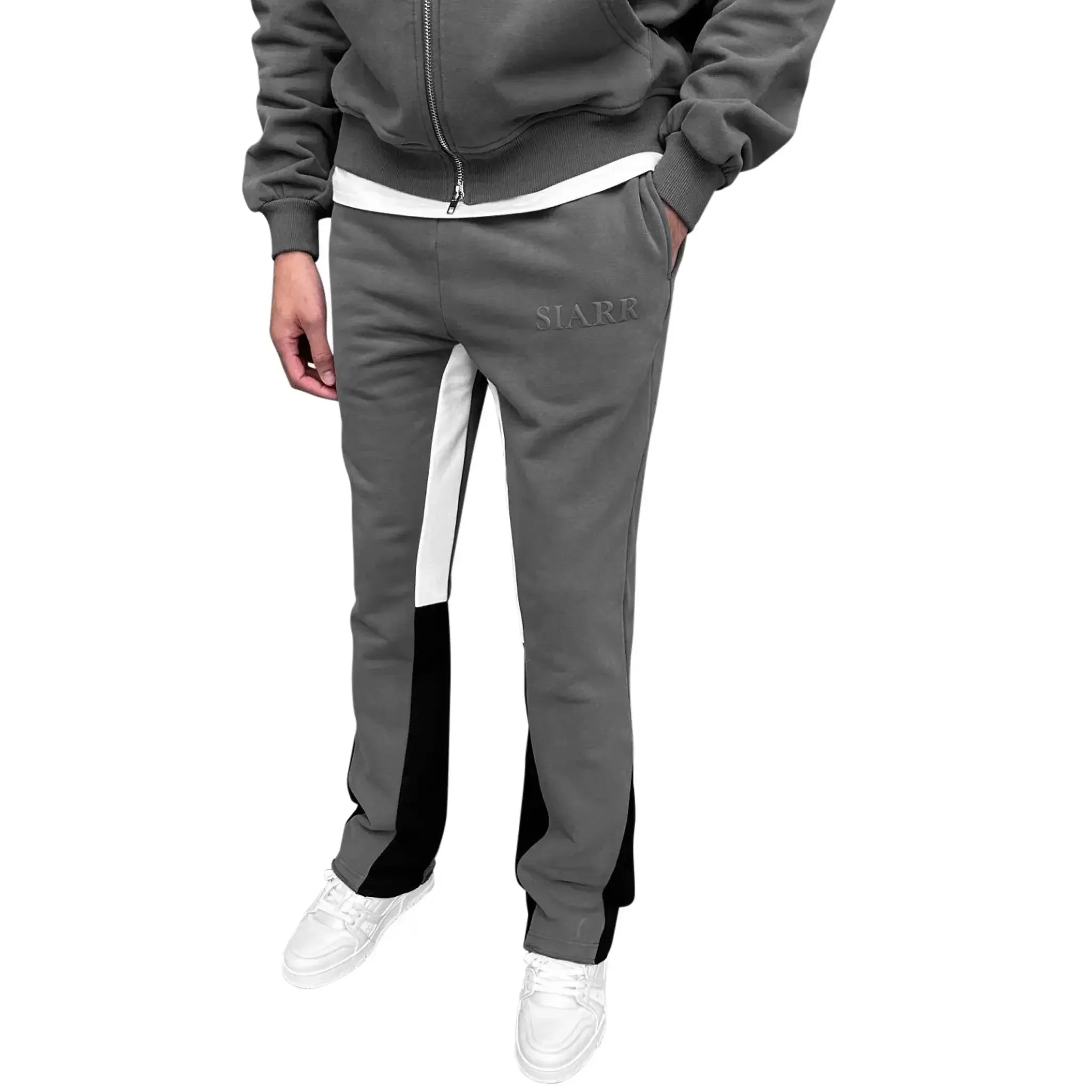SIARR Dark Grey Flared Joggers - view 2