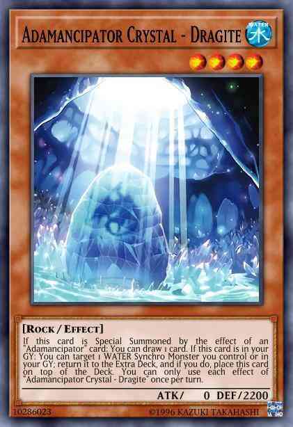 Yu-Gi-Oh! Adamancipator Crystal - Dragite - SESL-EN006 - Super Rare - 1st Edition
