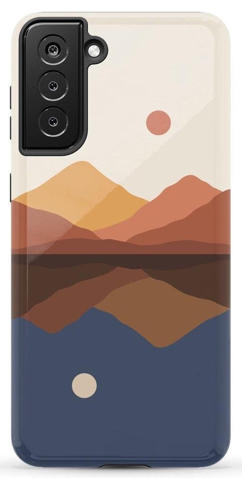 Casetry Opposites Attract | Day & Night Colorblock Mountains Samsung Case - view 16