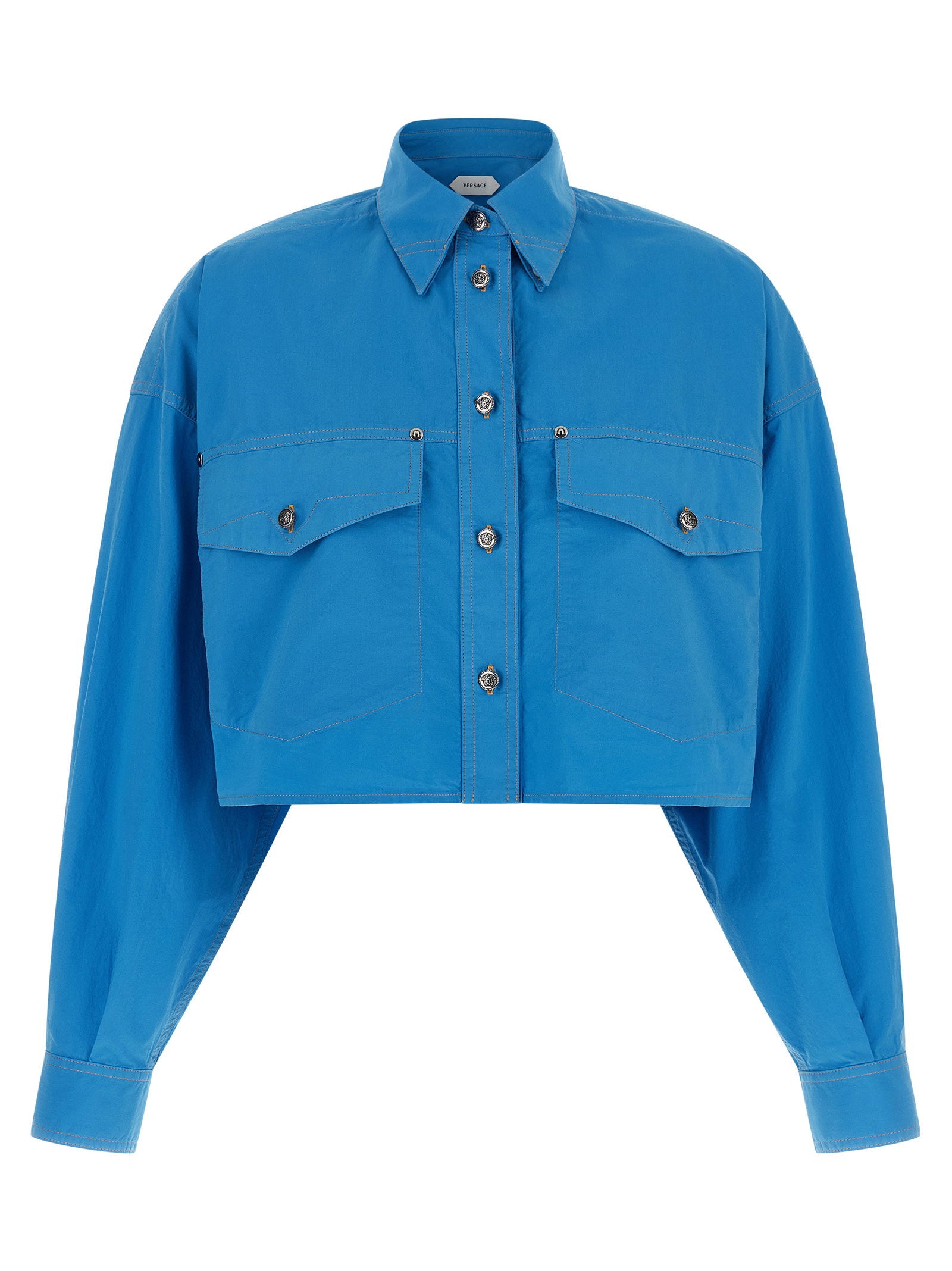 Versace Medusa Button Shirt – 100% cotton