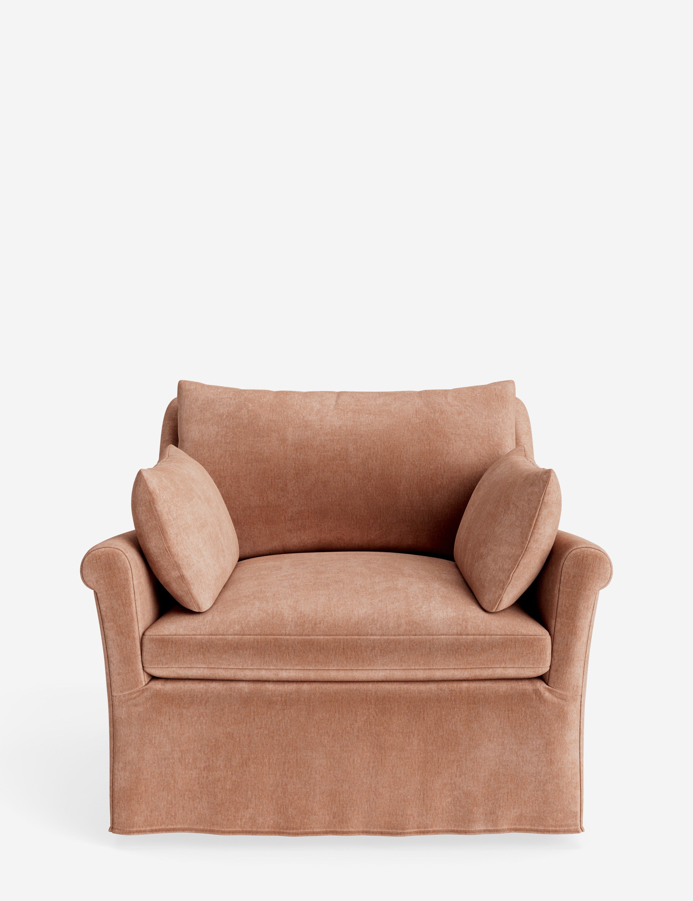Lulu and Georgia Portola Rolled Arm Slipcover Chair