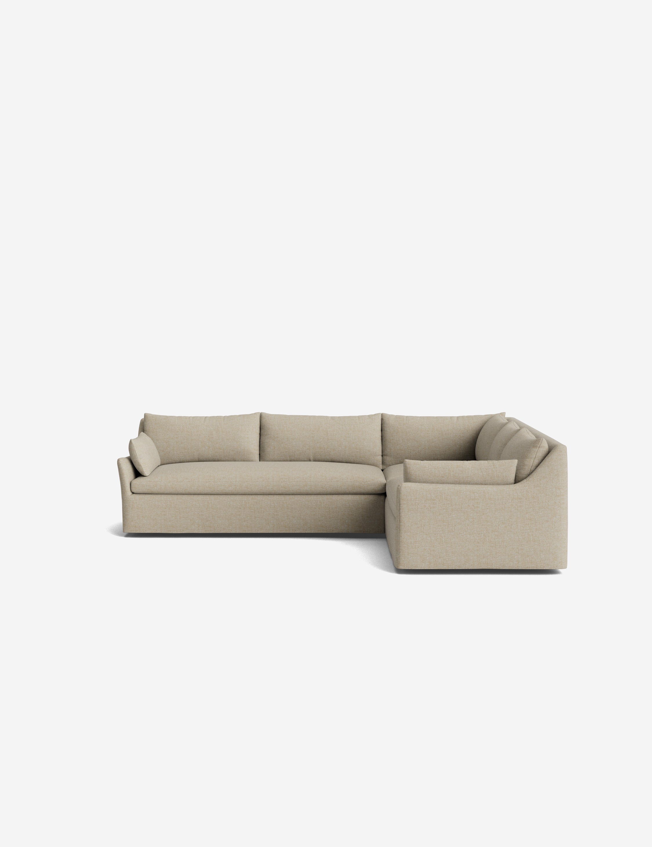 Lulu and Georgia Portola Luxe Depth Slipcover Corner Sectional Sofa - view 167