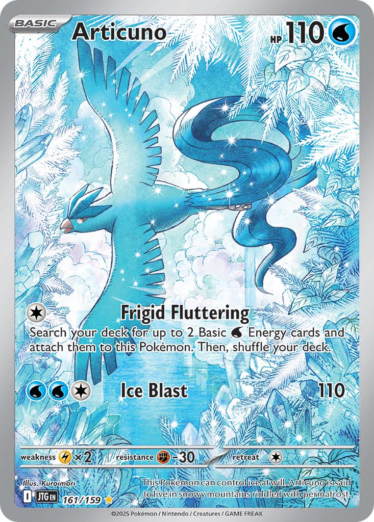 Illustration rare sv09-161 – Pokémon Articuno - 161/159 - Illustration Rare [sv09-161] [Ultra]