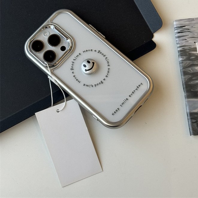 Peeperly 3D Smiley Face Cheerful Case – No Color