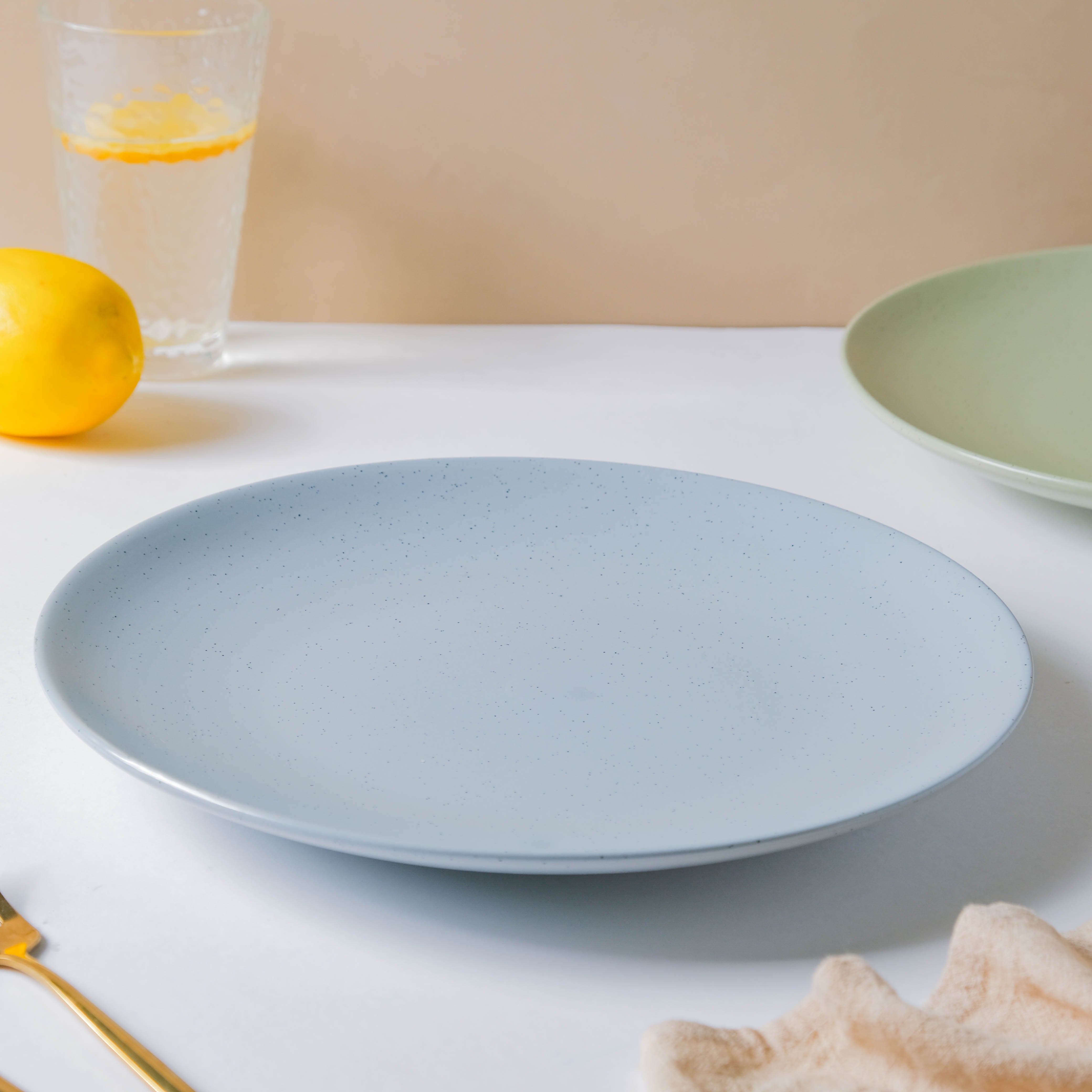 Nestasia Pixie Glaze Dinner Plate Blue 11 Inch