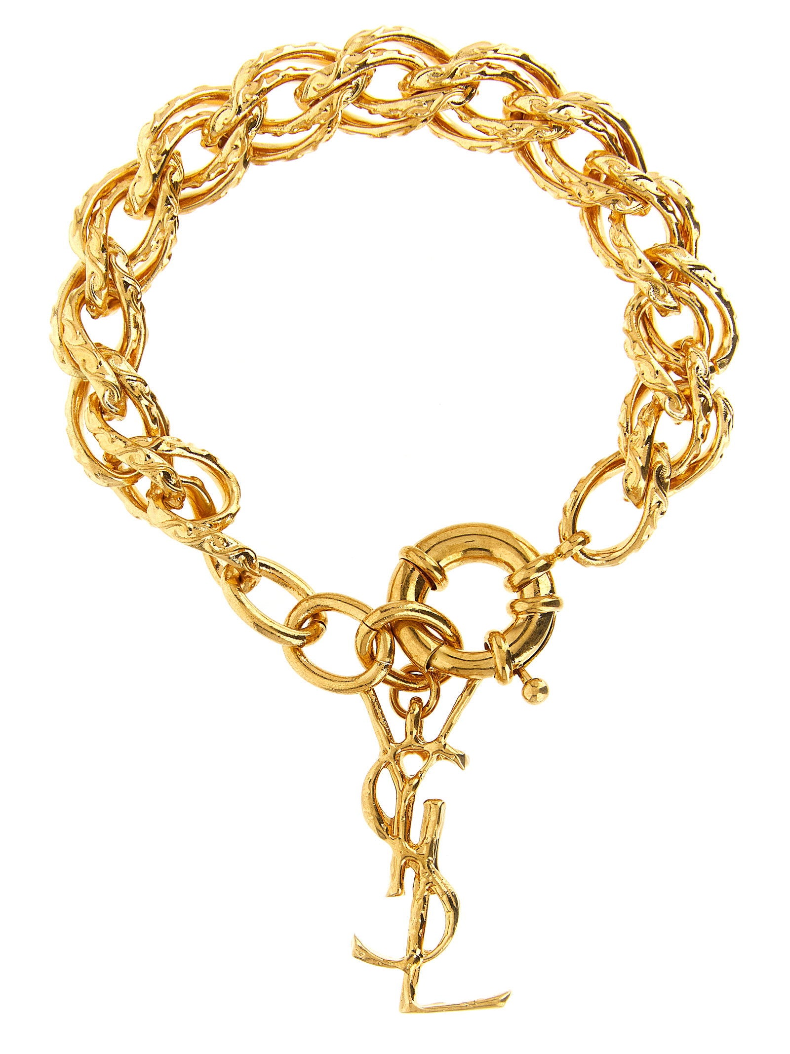 Saint Laurent String Chain Bracelet – 100% brass