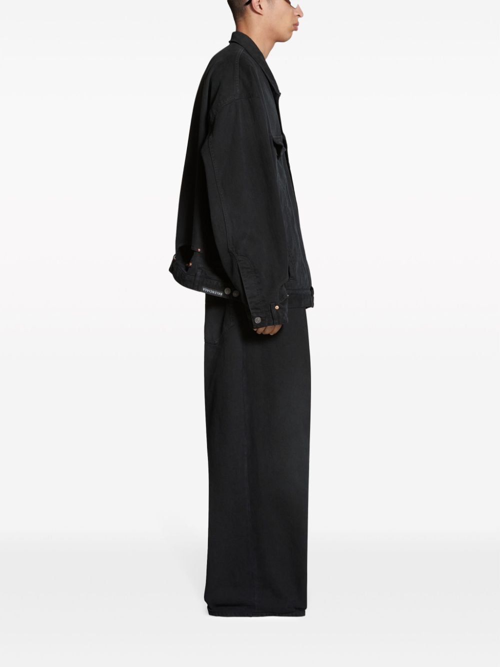 Balenciaga deconstructed denim jacket – Cotton 100% - view 2