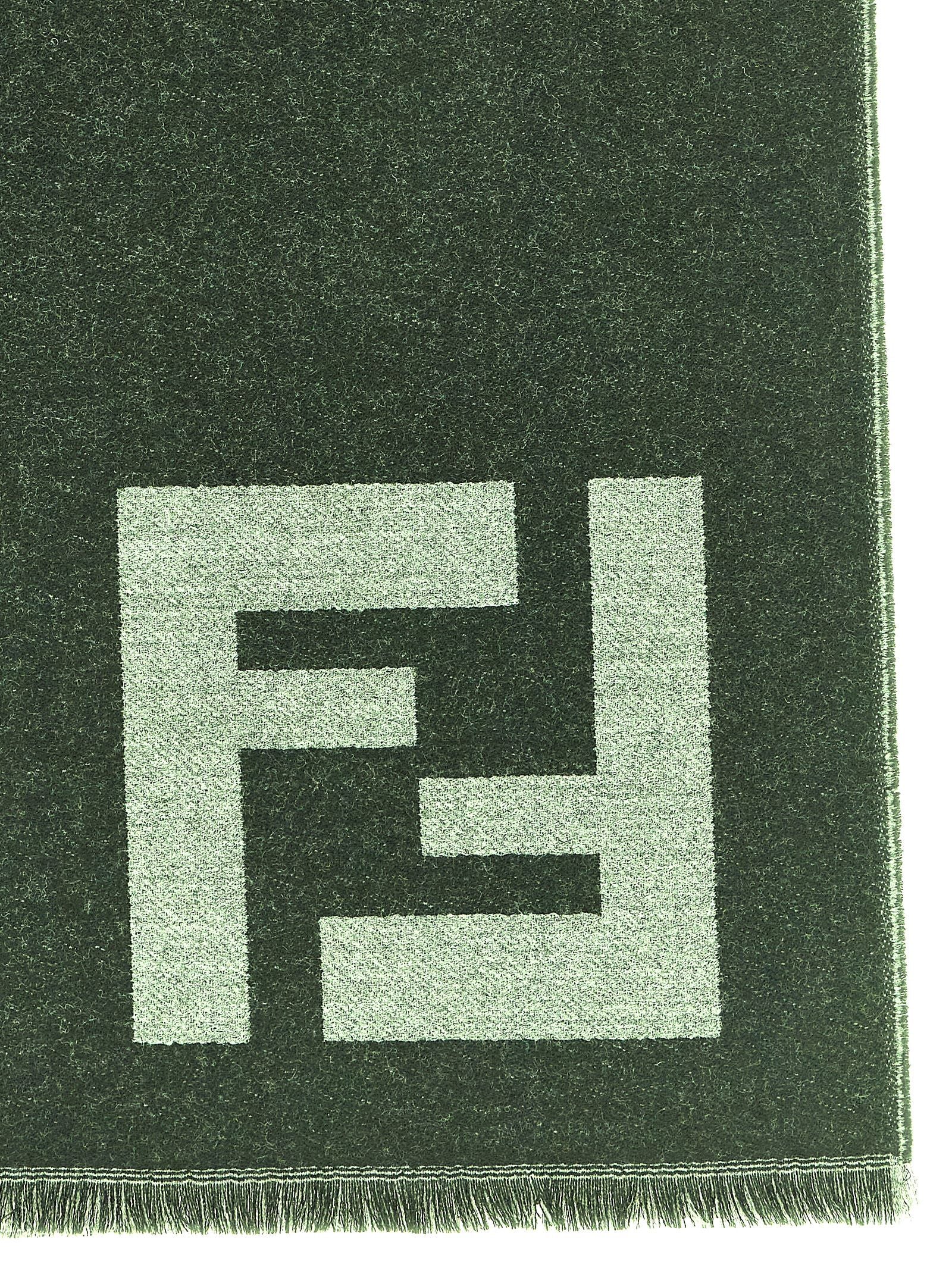 Fendi Ff Macro Scarf – 100% virgin wool - view 2
