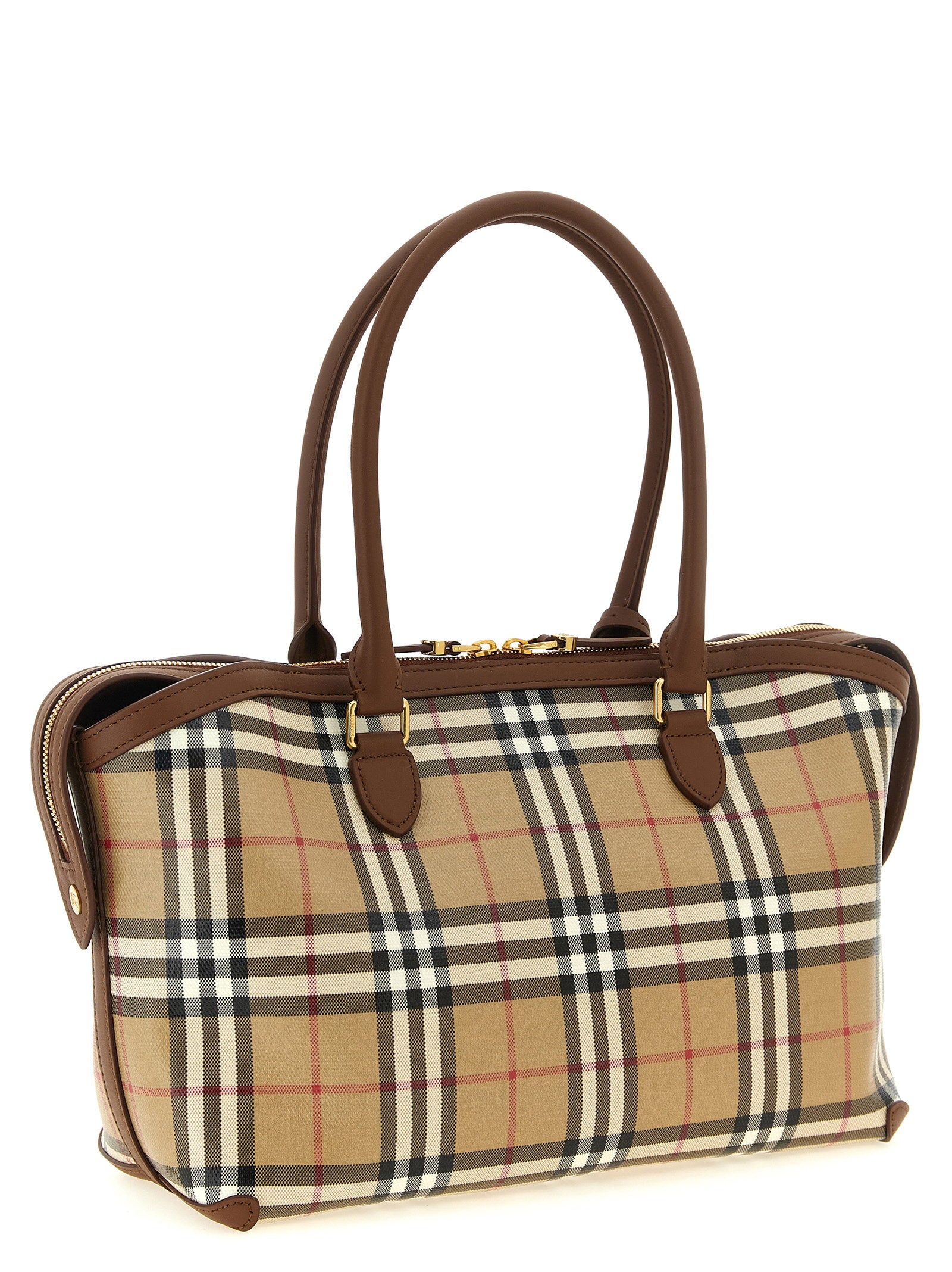 Burberry Small Check Shopping Bag – 100% cotton - view 2