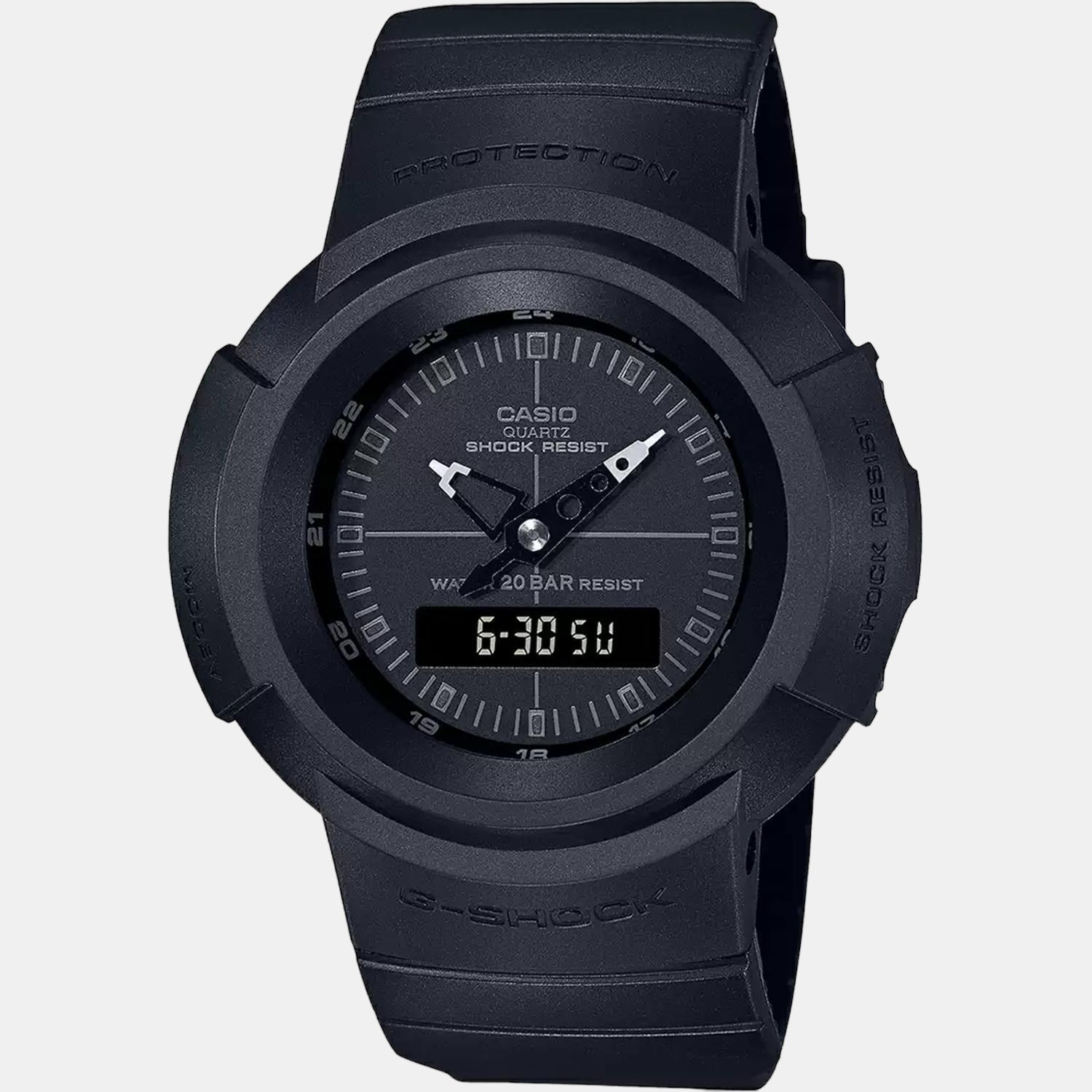 Casio G-Shock Men Quartz Black Dial Analog-Digital Resin Watch G1080 - view 2